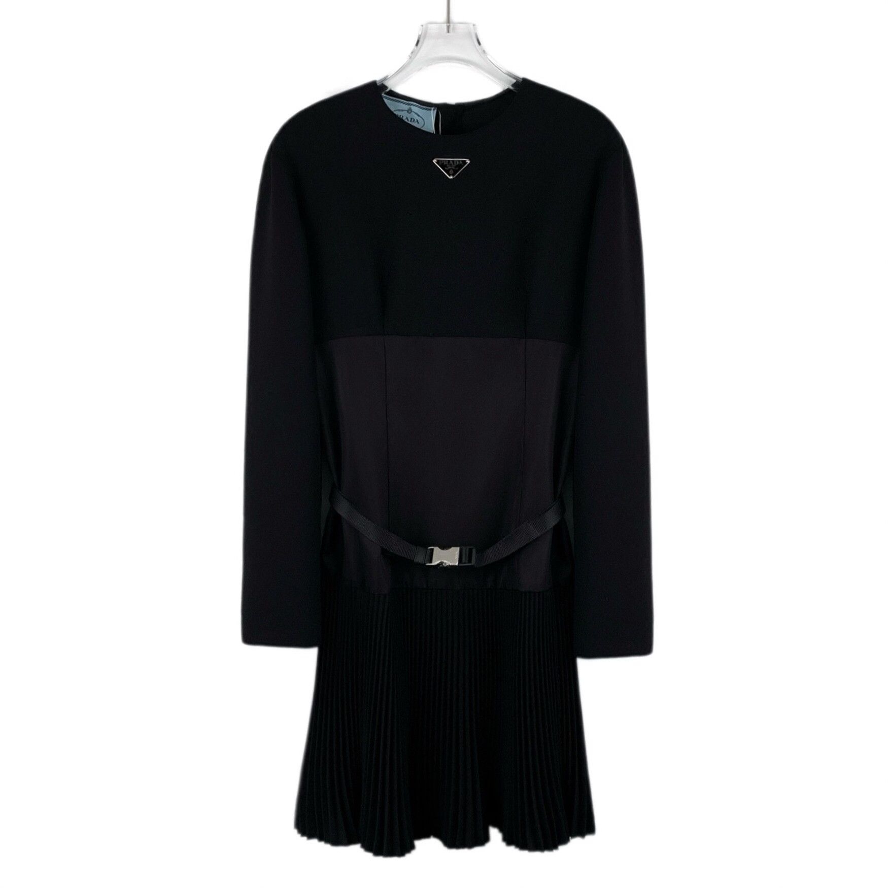 Prada Prada Black Dress S Women Size S / US 4 / IT 40 - 1 Thumbnail