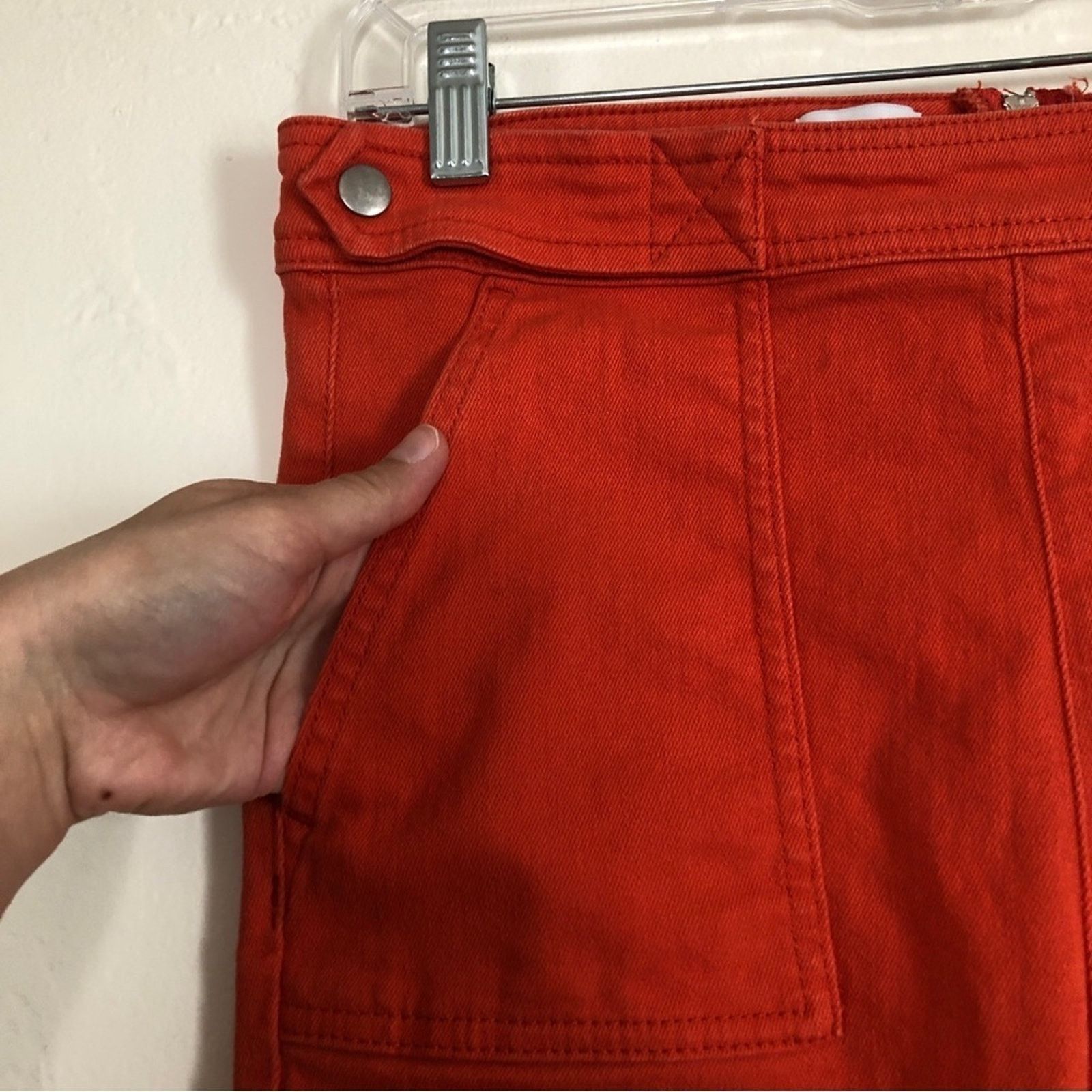 Urban Outfitters Urban Outfitters UO BDG Bright Coral Orange High Rise Pants Size 28" / US 6 / IT 42 - 2 Thumbnail