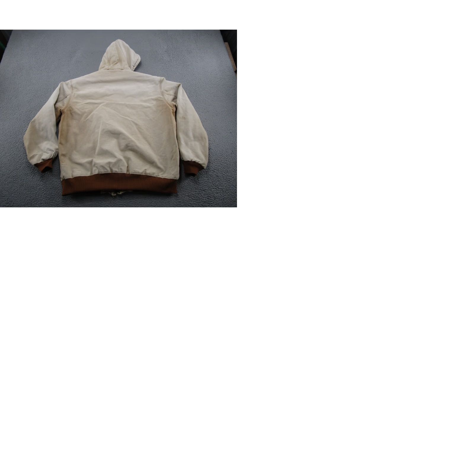Carhartt VINTAGE Carhartt J140 Jacket XL Tall Brown Duck Quilted Lined Hooded USA Logo Bomber Workwear Mens BIG & TALL Jacket Size US XL / EU 56 / 4 - 9 Thumbnail