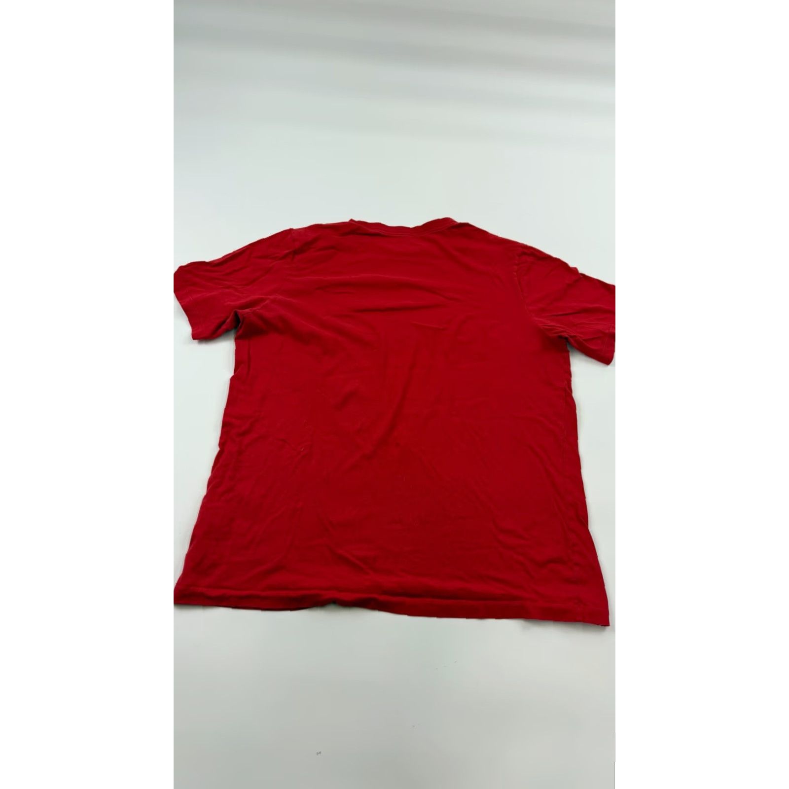 Nike Nike Shirt Mens XL Red Short Sleeve Crew Neck Tee Light Weight Spell Out Logo Outdoor Summer Spring Regular Fit Size US XL / EU 56 / 4 - 2 Thumbnail
