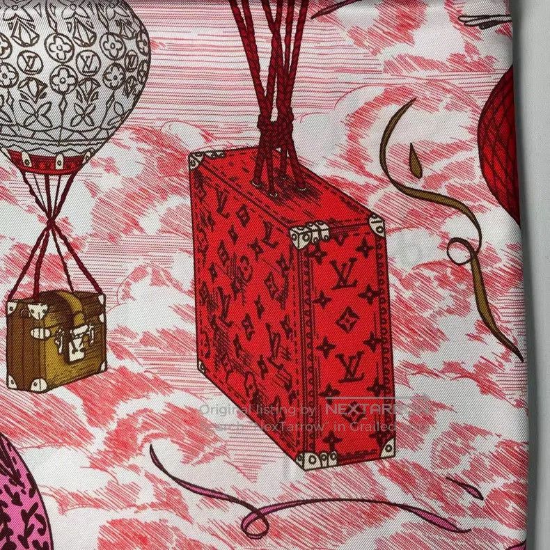 Louis Vuitton Louis Vuitton Mulberry Silk scarf Size ONE SIZE - 7 Thumbnail