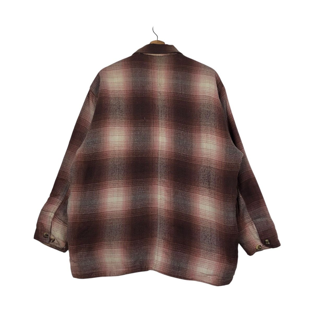Hysteric Glamour 📌Vintage Shirt Button Jacket Shearling Tartan Design Size US L / EU 52-54 / 3 - 9 Thumbnail