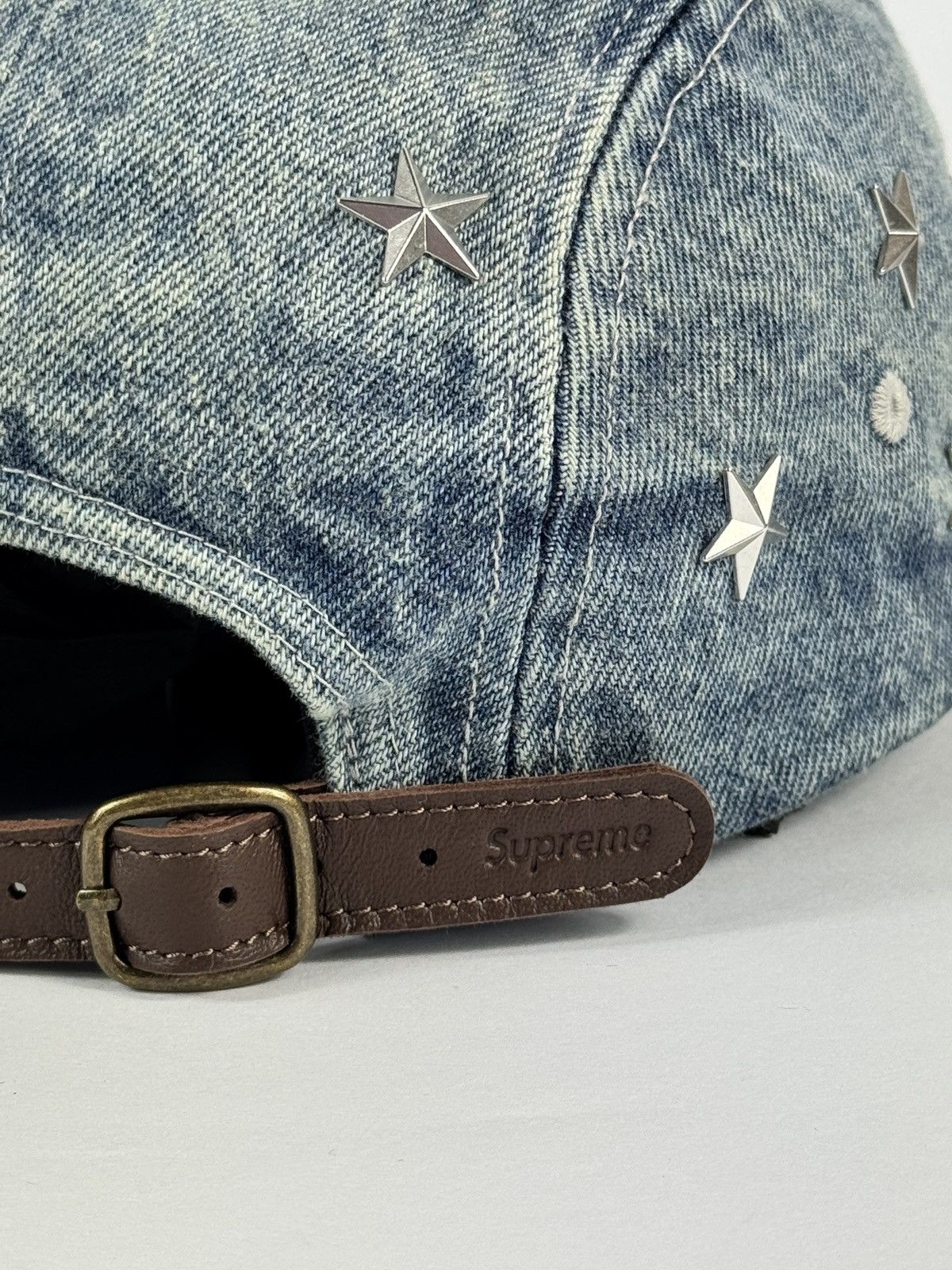 Supreme STAR STUDDED DENIM CAMP CAP Size ONE SIZE - 5 Thumbnail