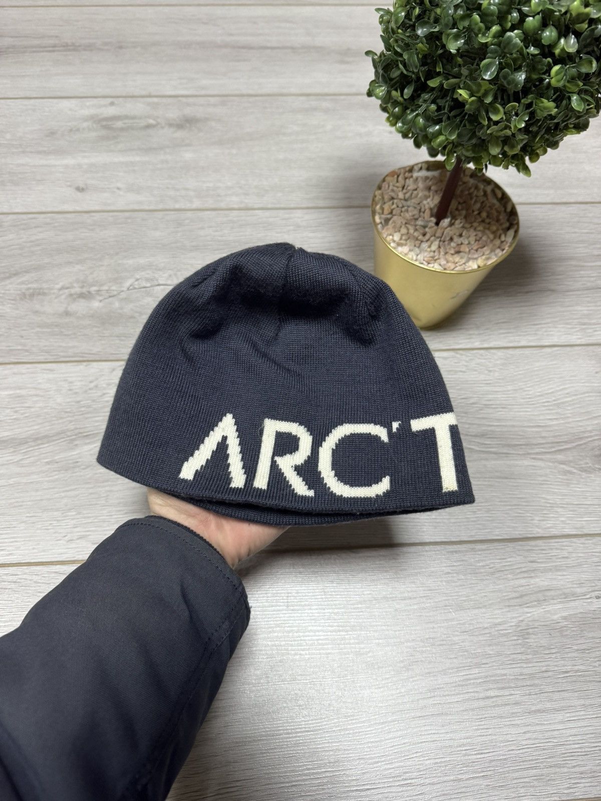 Arc'teryx Arcteryx spell out word head toque wool beanie Size ONE SIZE - 1 Thumbnail