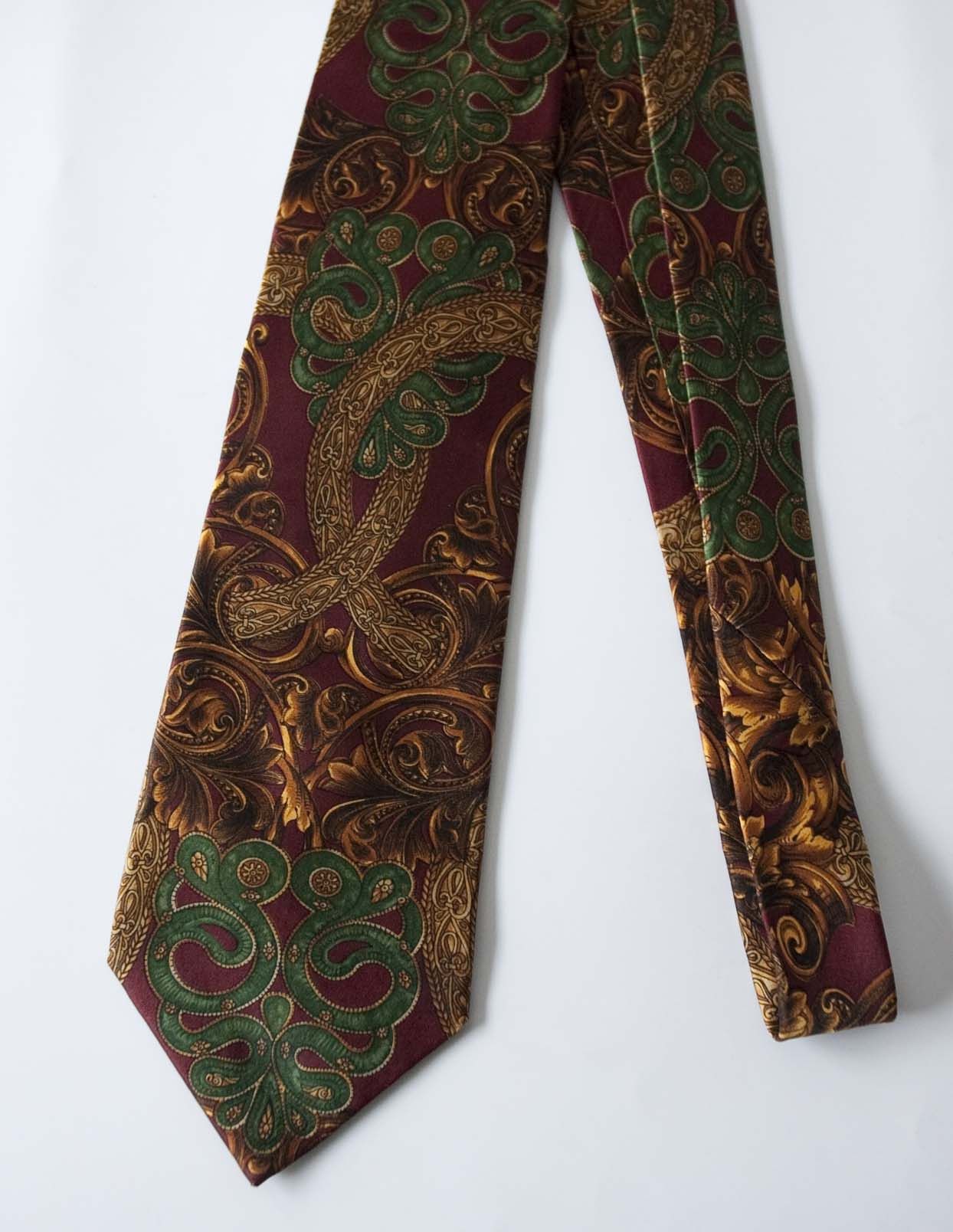Gianfranco Ferre Gianfranco Ferre Tie Baroque 100% Silk Made in Italy Size ONE SIZE - 1 Thumbnail