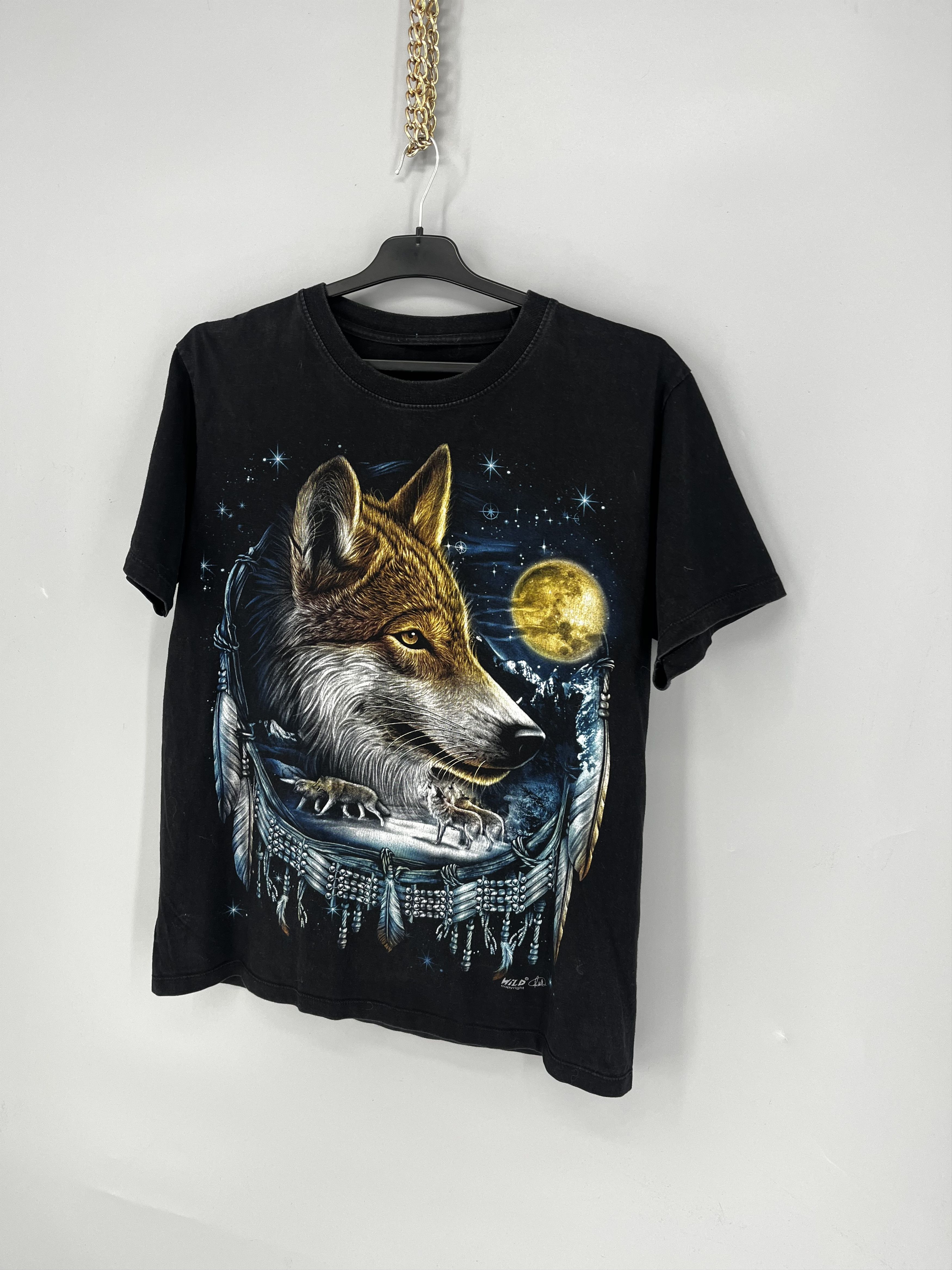 Other Double Sided Wolf Moon Tee All Over Animal Print M Size US M / EU 48-50 / 2 - 3 Thumbnail