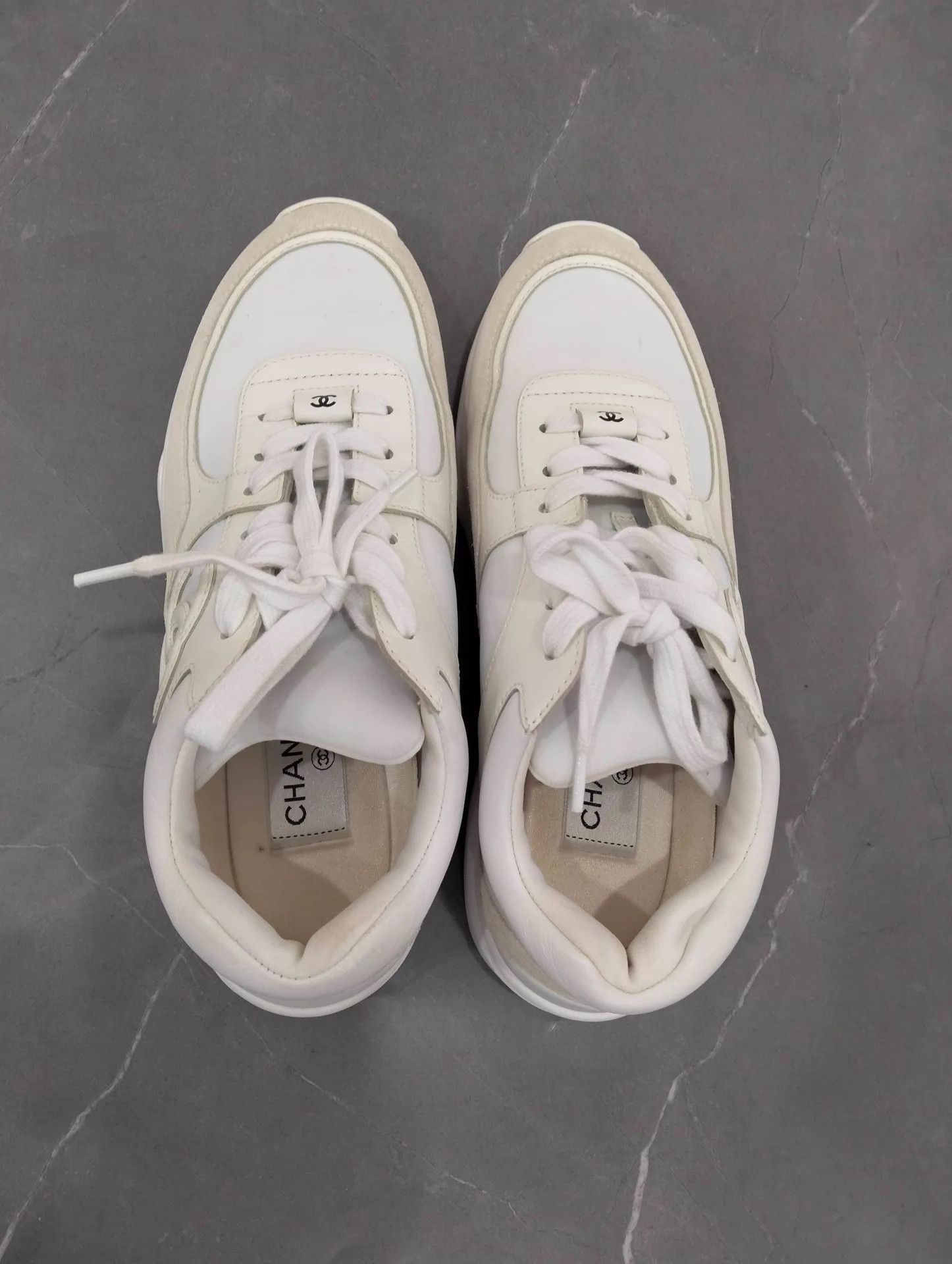 Chanel CHANEL White 95 New Sneaker Size 38 Size US 7.5 / IT 37.5 - 7 Thumbnail