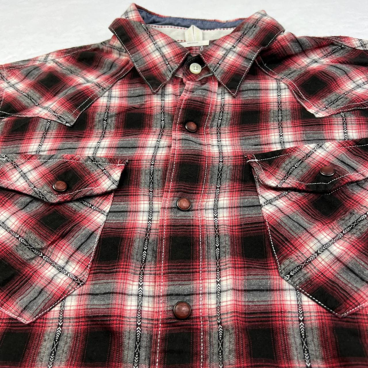 Other Back Number Shirt Men Medium Plaid Long Sleeves M Size US M / EU 48-50 / 2 - 3 Thumbnail