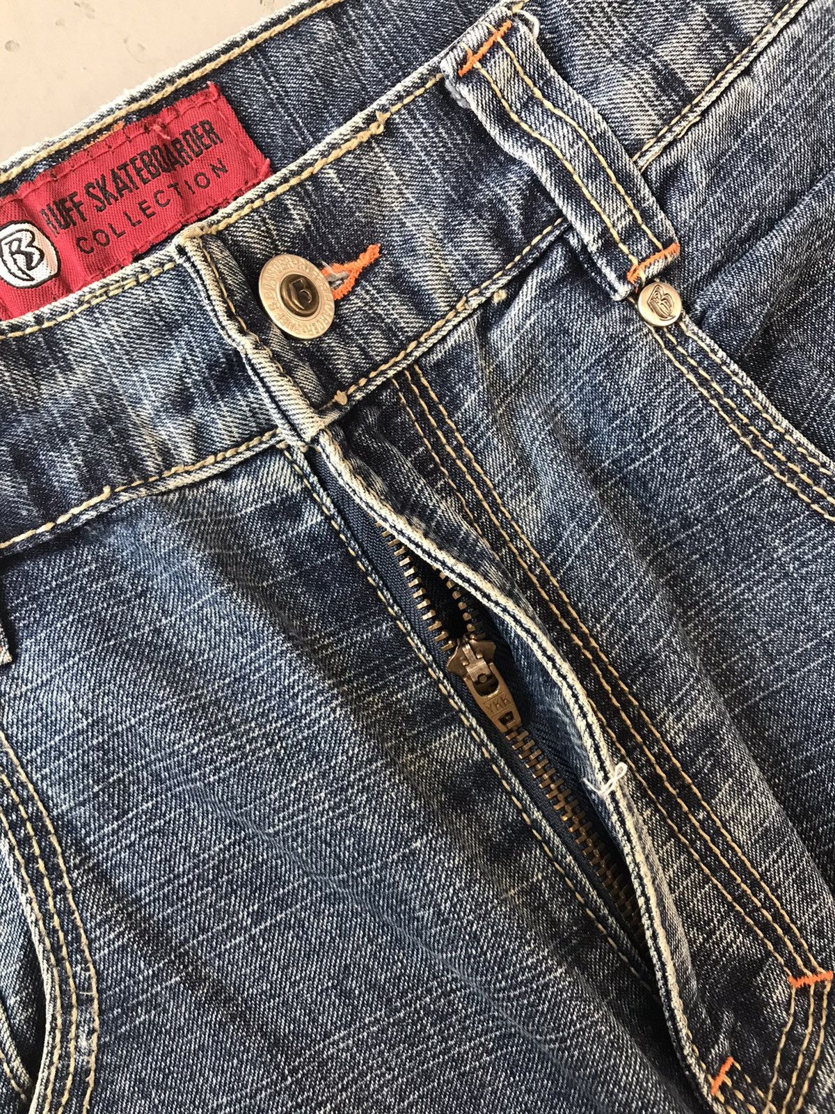 JNCO × Southpole × Vintage Vintage ruff skateboarder logo embroidered big pocket denim Size US 30 / EU 46 - 6 Thumbnail