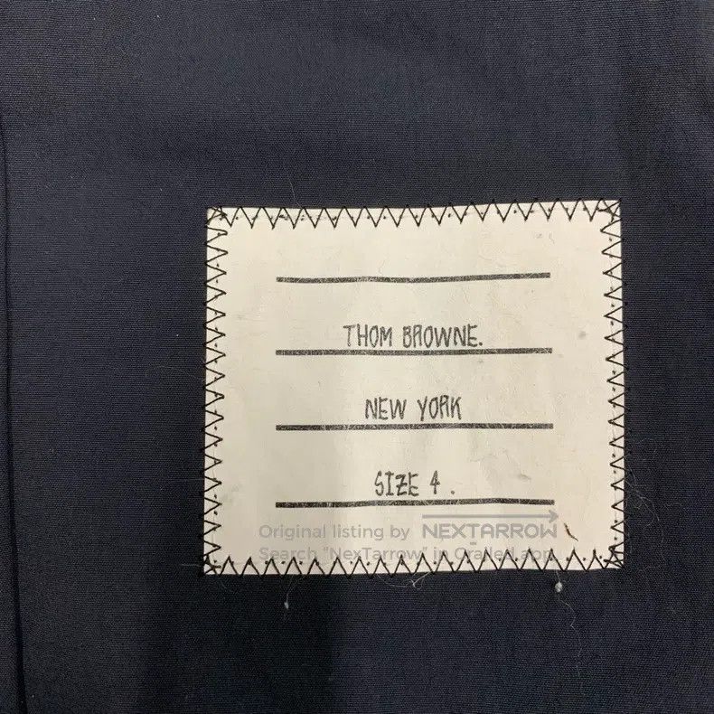Thom Browne Thom Browne Dark Blue Nylon Shirt Jacket Size US XL / EU 56 / 4 - 8 Thumbnail