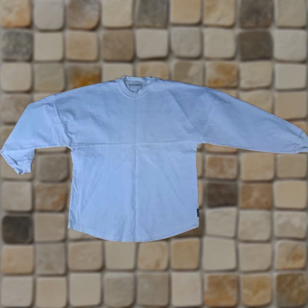 ESPIRIT VINTAGE Spirit Shirt Jersey Cotton Beach Long Sleeve Unisex Adults S White 27in long 25in pit to pit Sm Spirit Size US S / EU 44-46 / 1 - 1 Thumbnail