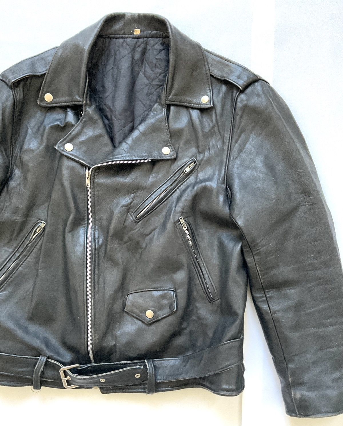 Vintage Vintage black leather Perfecto Size US L / EU 52-54 / 3 - 5 Thumbnail