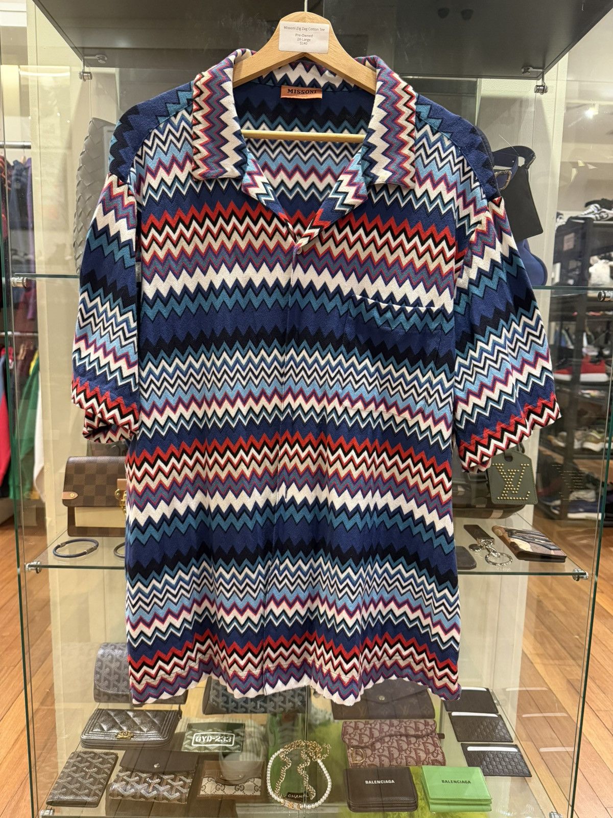 Missoni Missoni Zig Zag Polo Size US XXL / EU 58 / 5 - 1 Thumbnail