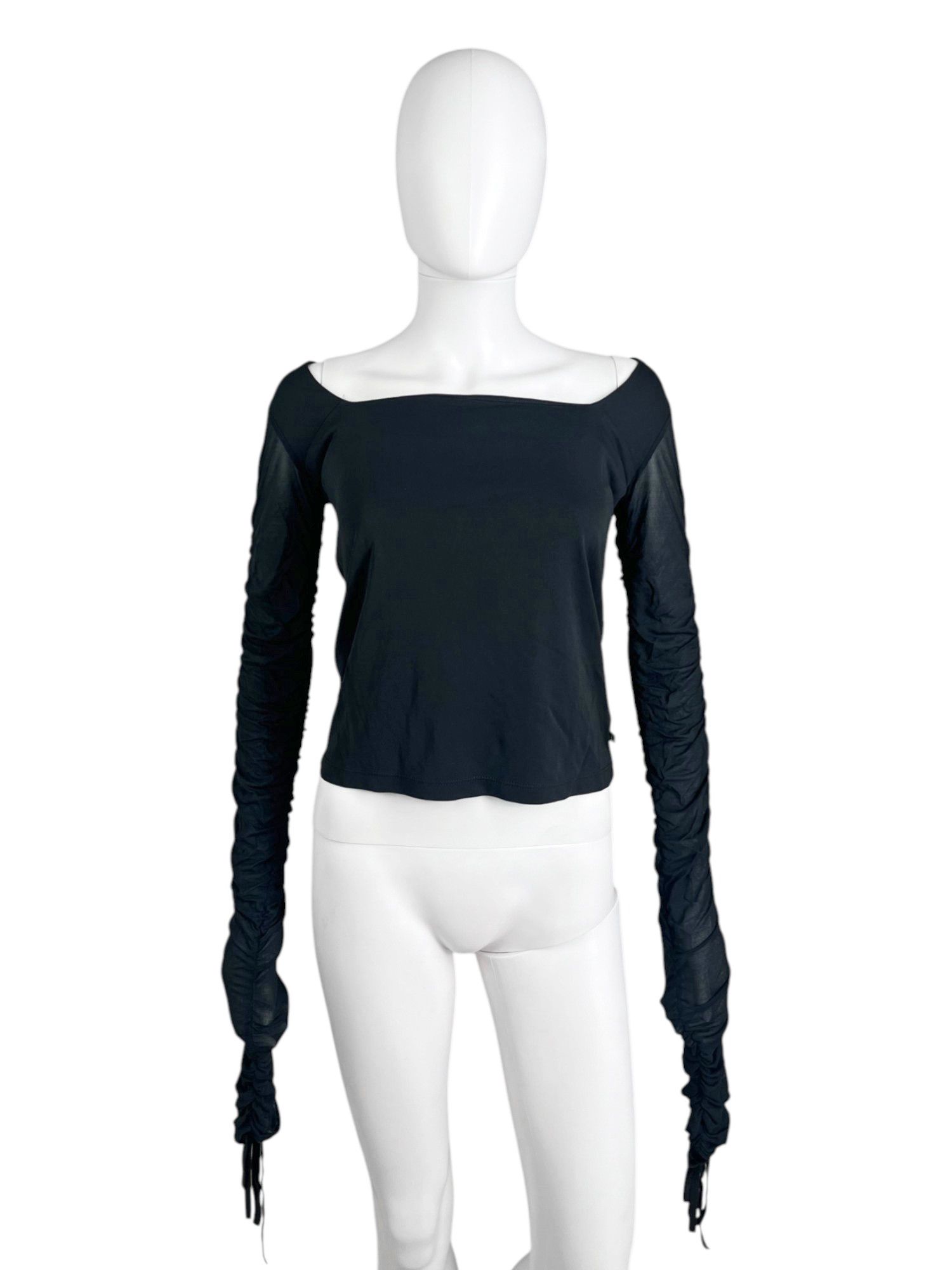 Gianfranco Ferre 2000's Black Laced Top Size S / US 4 / IT 40 - 1 Thumbnail