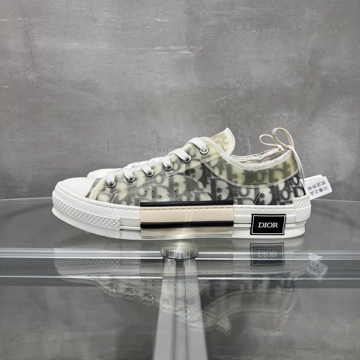 Dior Dior B23 Monogram Low-Top Sneakers 42 Size US 9 / EU 42 - 3 Thumbnail