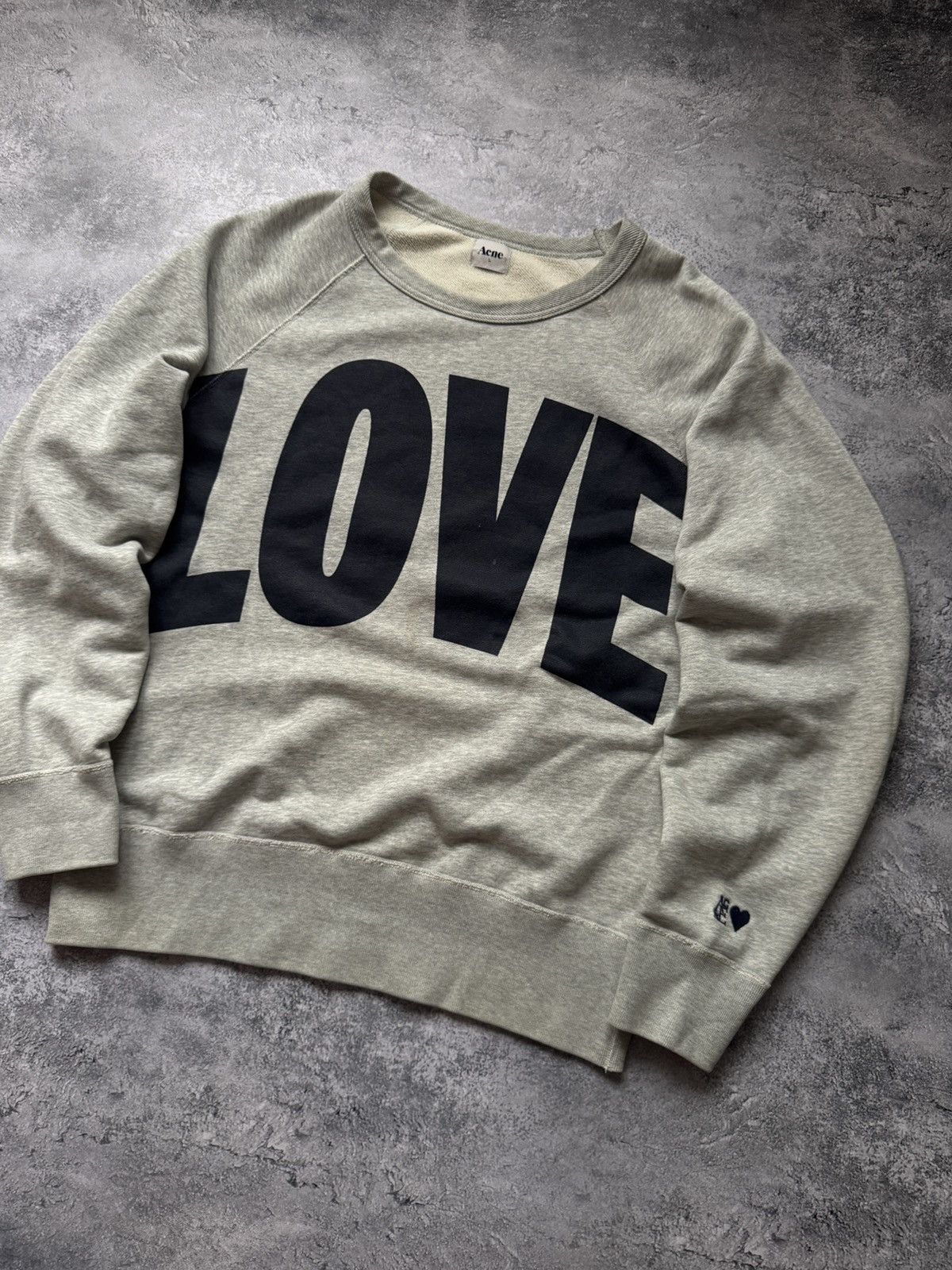 Acne Studios Acne Studios College Love AW12 Sweatshirt size L Size US L / EU 52-54 / 3 - 3 Thumbnail