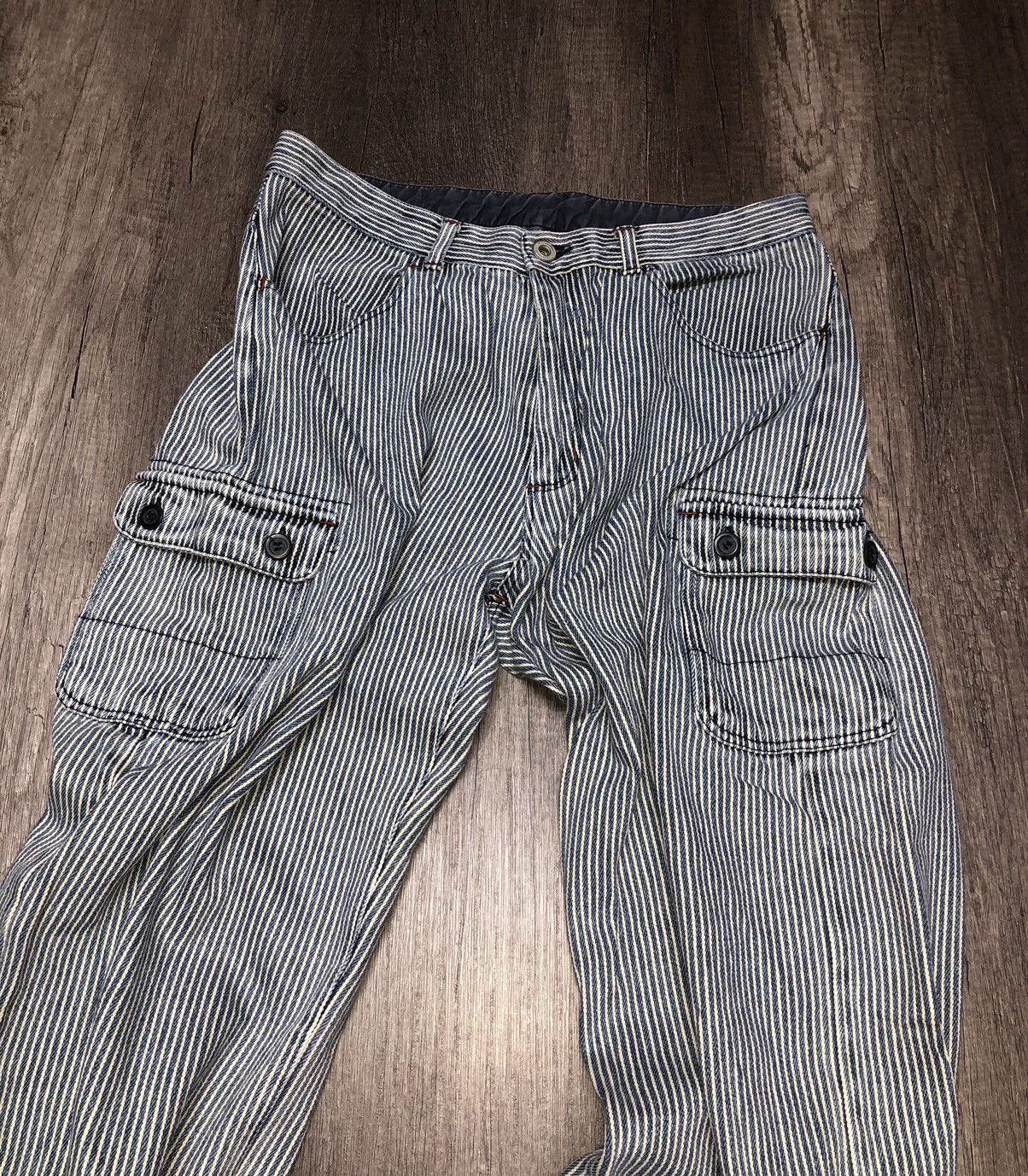 HyperDenim × Japanese Brand VINTAGE CARGO PANT HYPER REMIX UNISEX Size US 30 / EU 46 - 2 Thumbnail