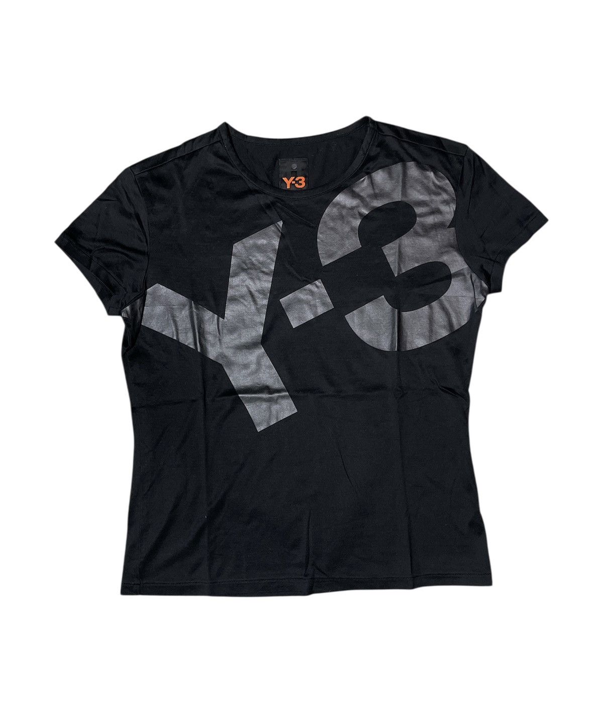 Yohji Yamamoto Y-3 Adidas Yohji Yamamoto Big Logo Tshirt Size S / US 4 / IT 40 - 1 Thumbnail