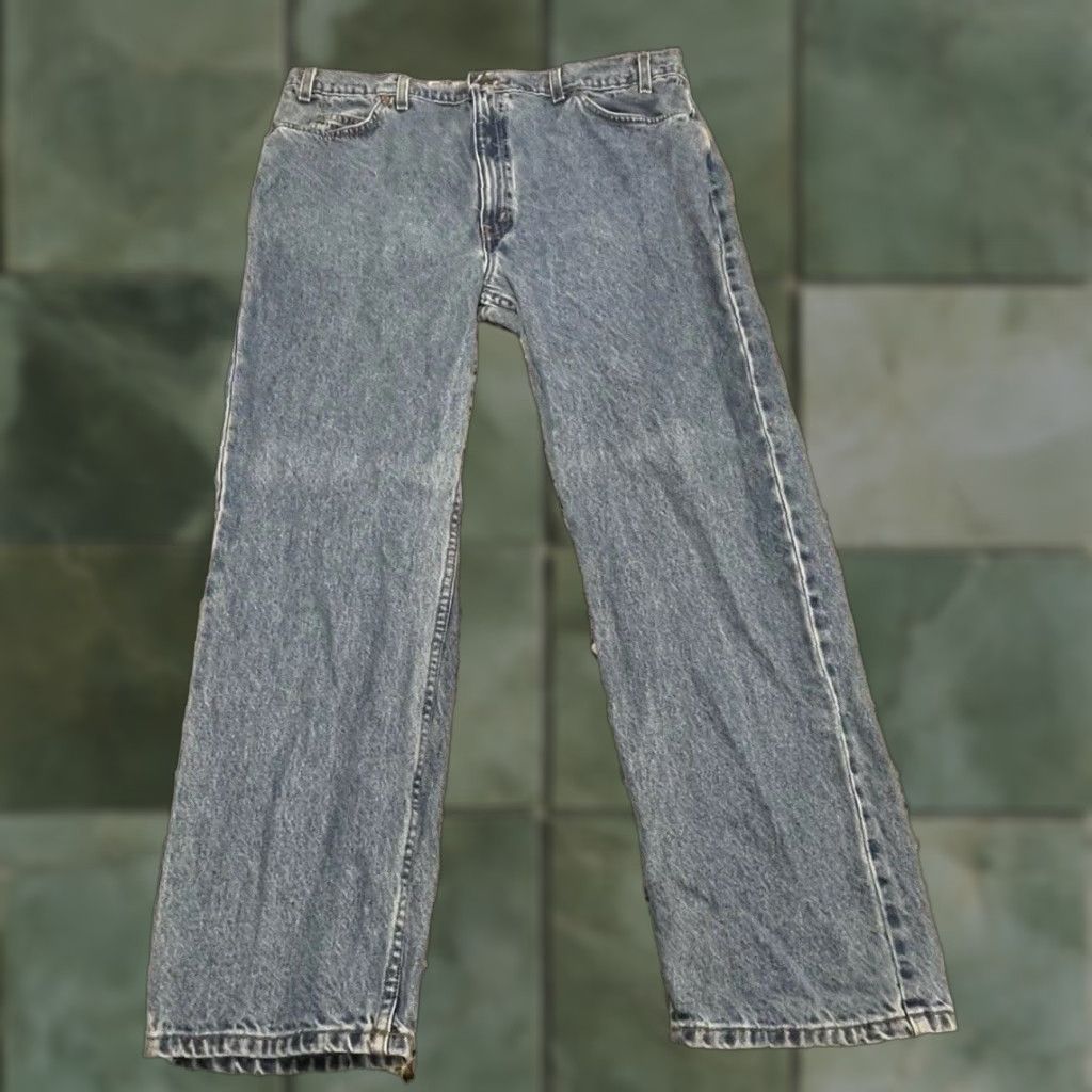 Levi's VINTAGE Levi’s Jeans Men 38x29.5 Orange Tab 505 Made In USA Reg Fit Straight Leg 90’s Size US 38 / EU 54 - 1 Thumbnail
