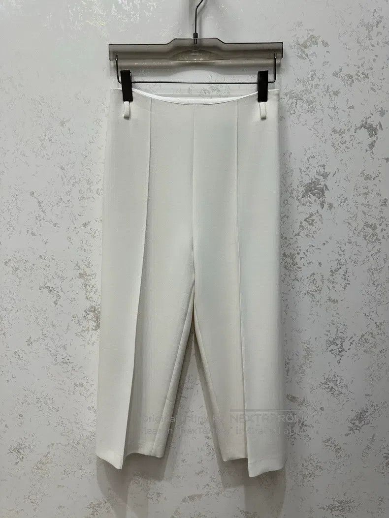 Hermes Hermes Beige Wide Leg Pants Size 25" / US 0 / IT 36 - 1 Thumbnail