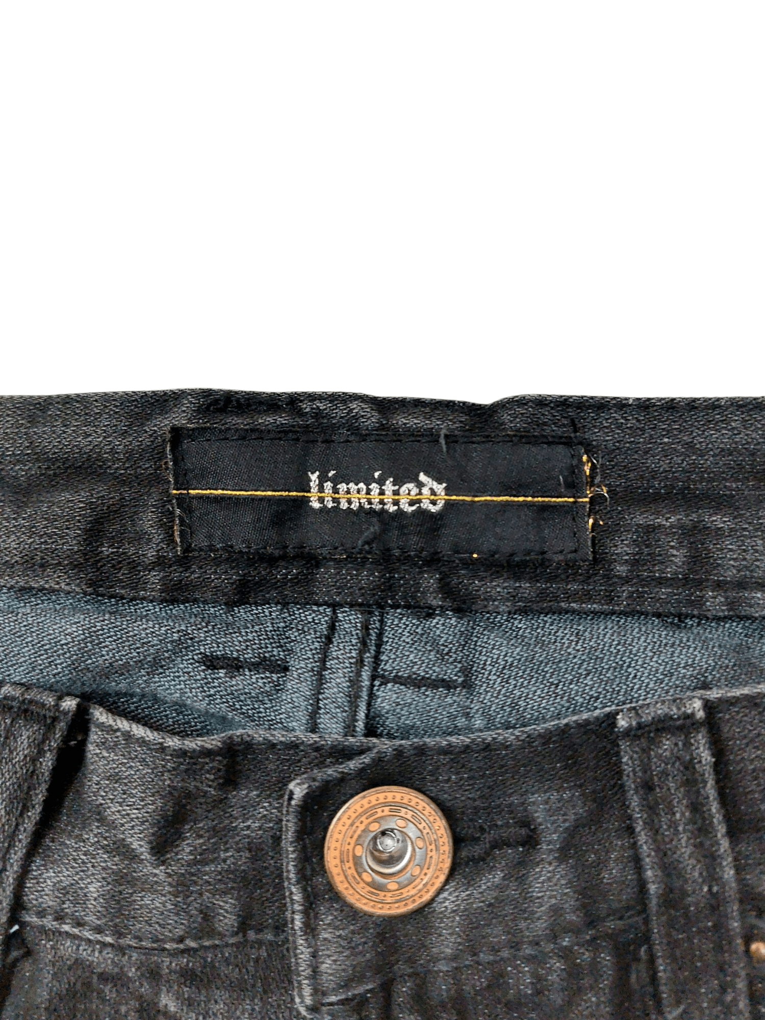 Grudged Limited Ripped Stitch Flare Denim