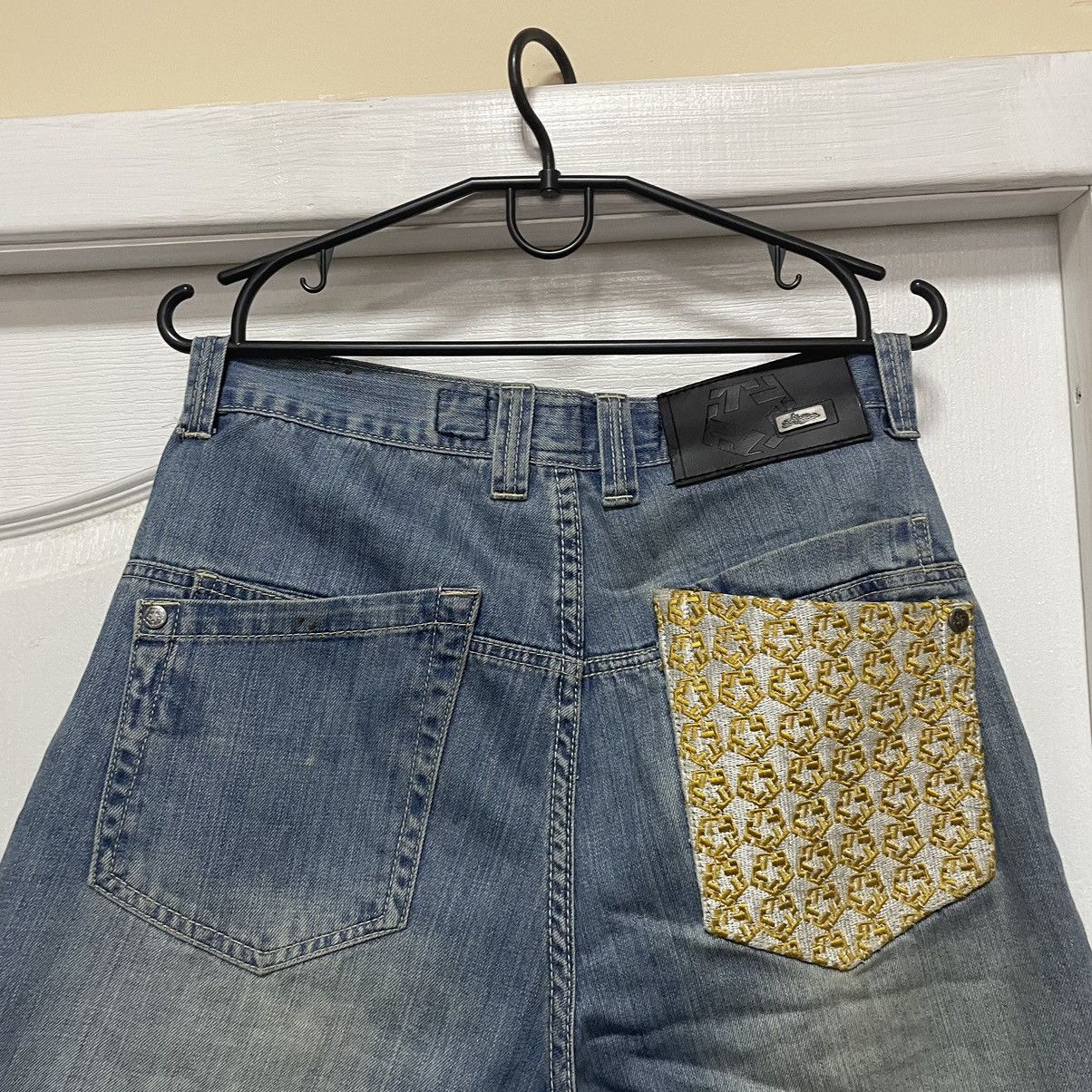 JNCO × Tribal Streetwear Tribal Gear shorts vintage hip hop baggy jeans 90s wu eminem Size US 32 / EU 48 - 3 Thumbnail