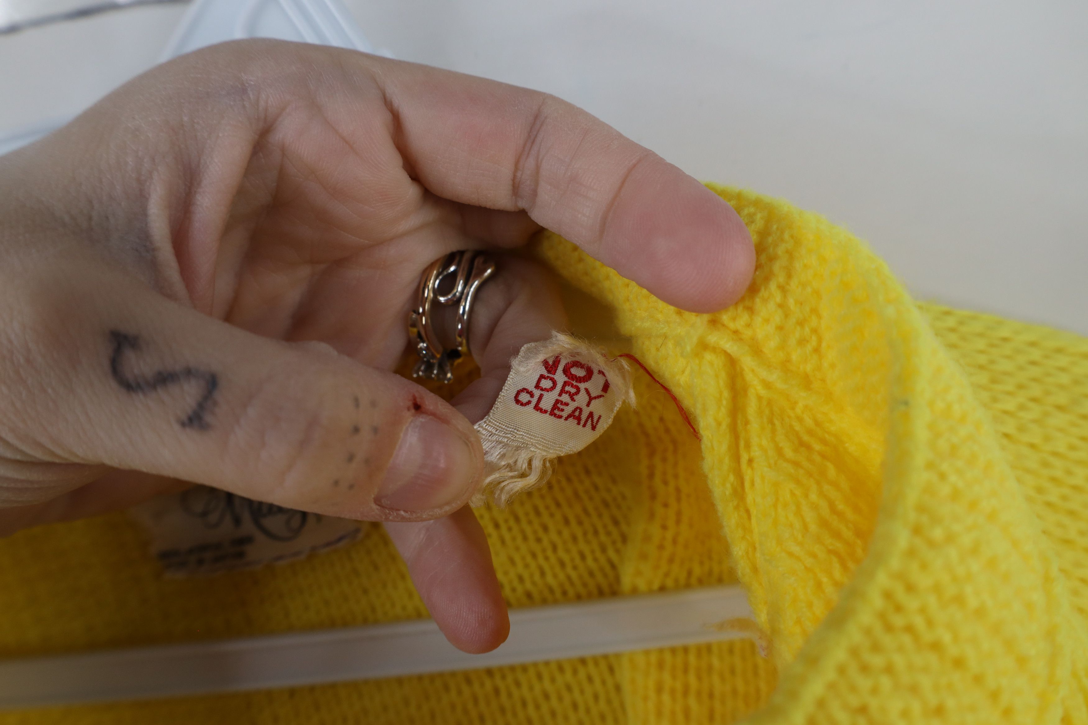 Macys × Vintage Vintage 60s Macys Ribbed Knit Open Front Cardigan Sweater Size S / US 4 / IT 40 - 7 Thumbnail