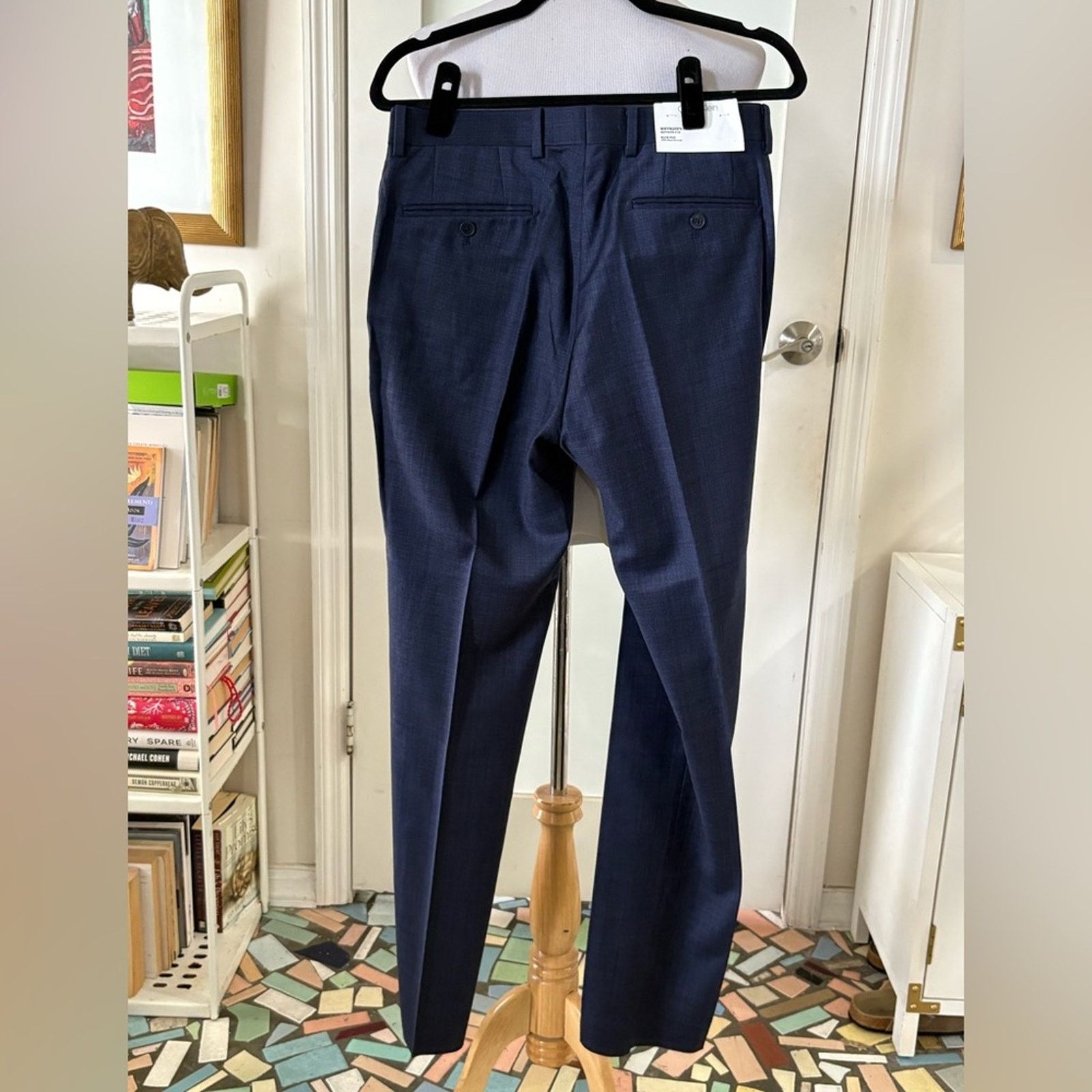 Calvin Klein NWT- Calvin Klein-Slim Fit Wool Suit- 38 short/31W Size 38S - 4 Thumbnail
