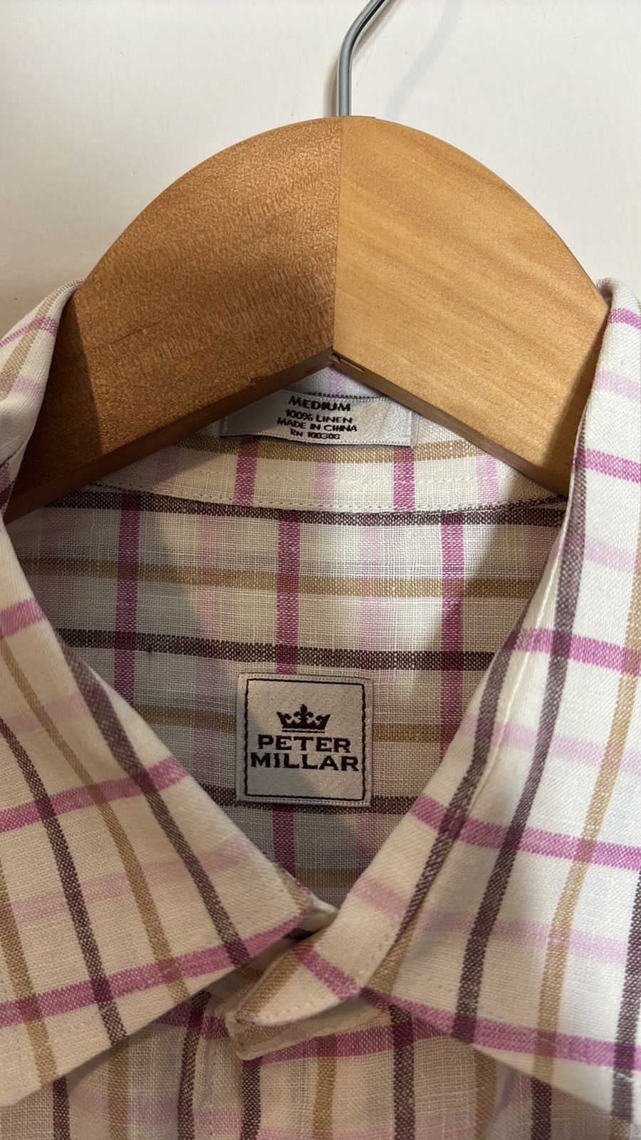 Peter Millar Peter Millar Button Up Shirt Linen Size US M / EU 48-50 / 2 - 3 Thumbnail