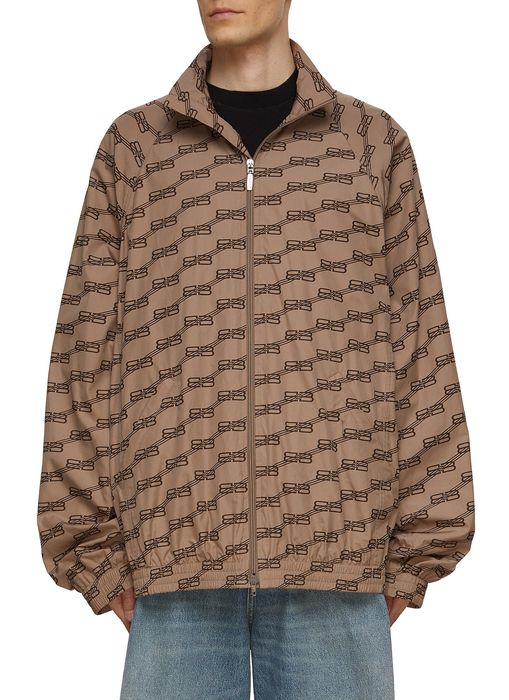 Balenciaga monogram print track jacket