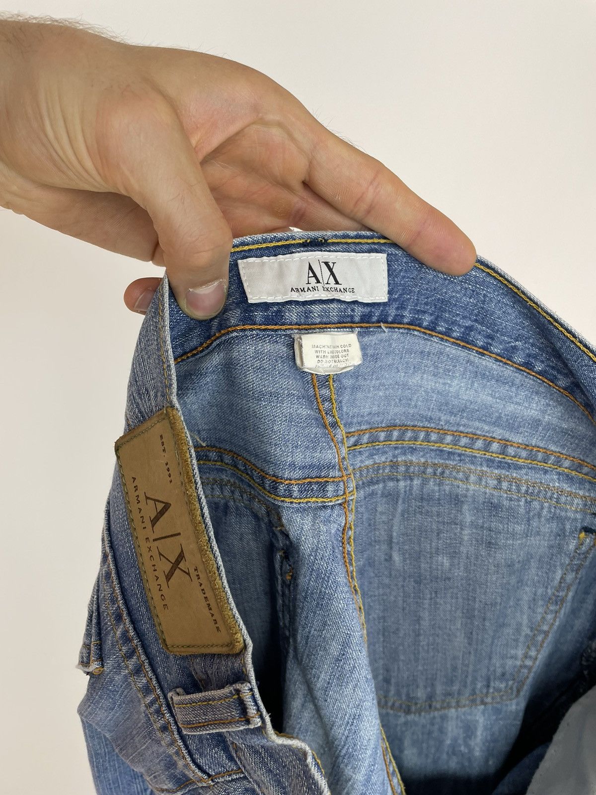 Armani Exchange Armani Axchange Flared Jeans Womens size 6 R Size 28" / US 6 / IT 42 - 10 Thumbnail