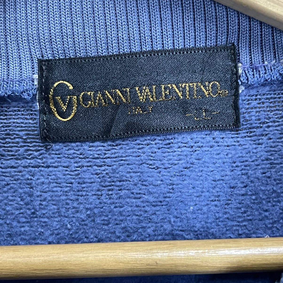 Gianni Valentino Vintage 90s Gianni Valentino Collar Sweatshirt Size US L / EU 52-54 / 3 - 9 Thumbnail