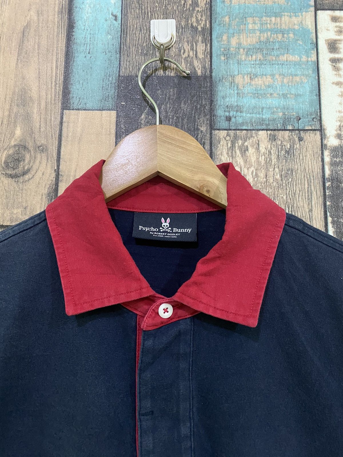 Psycho Bunny Rare Psycho Bunny X Robert Godley Polo Shirt Size US L / EU 52-54 / 3 - 7 Thumbnail