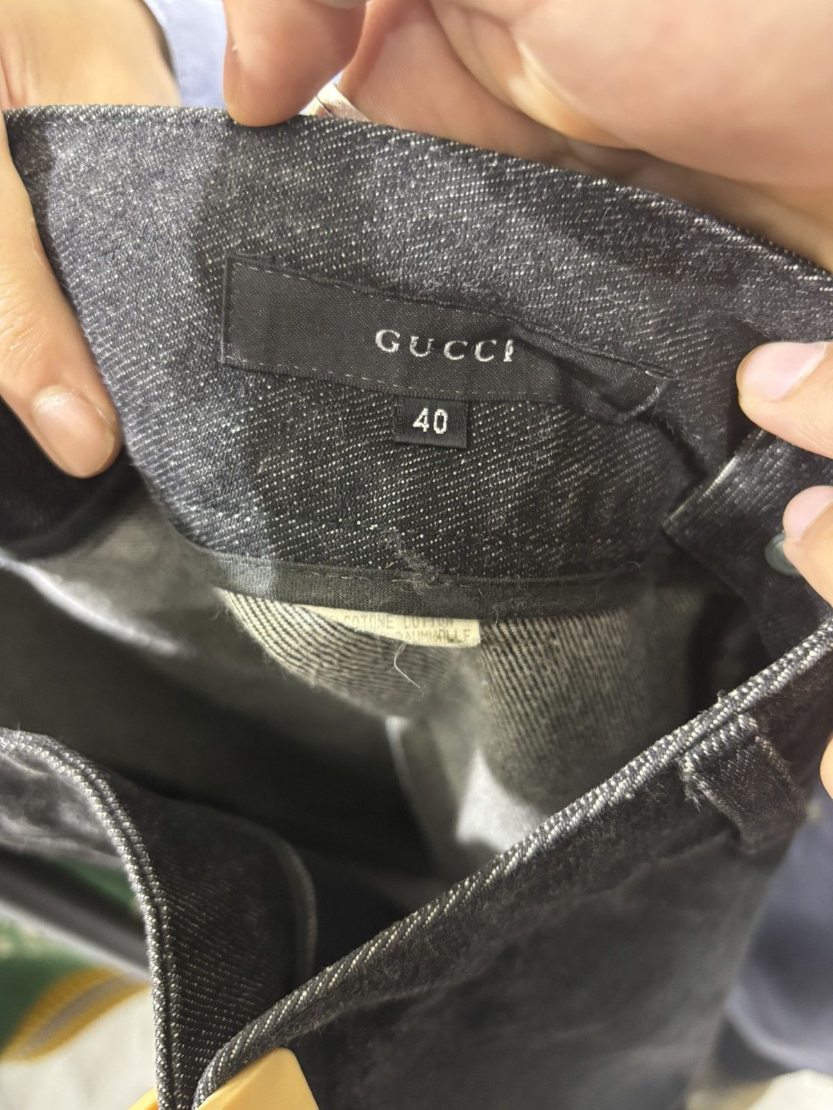 Gucci Gucci by Tom Ford S/S2002 denim pencil skirt Size 27" / US 4 / IT 40 - 11 Thumbnail