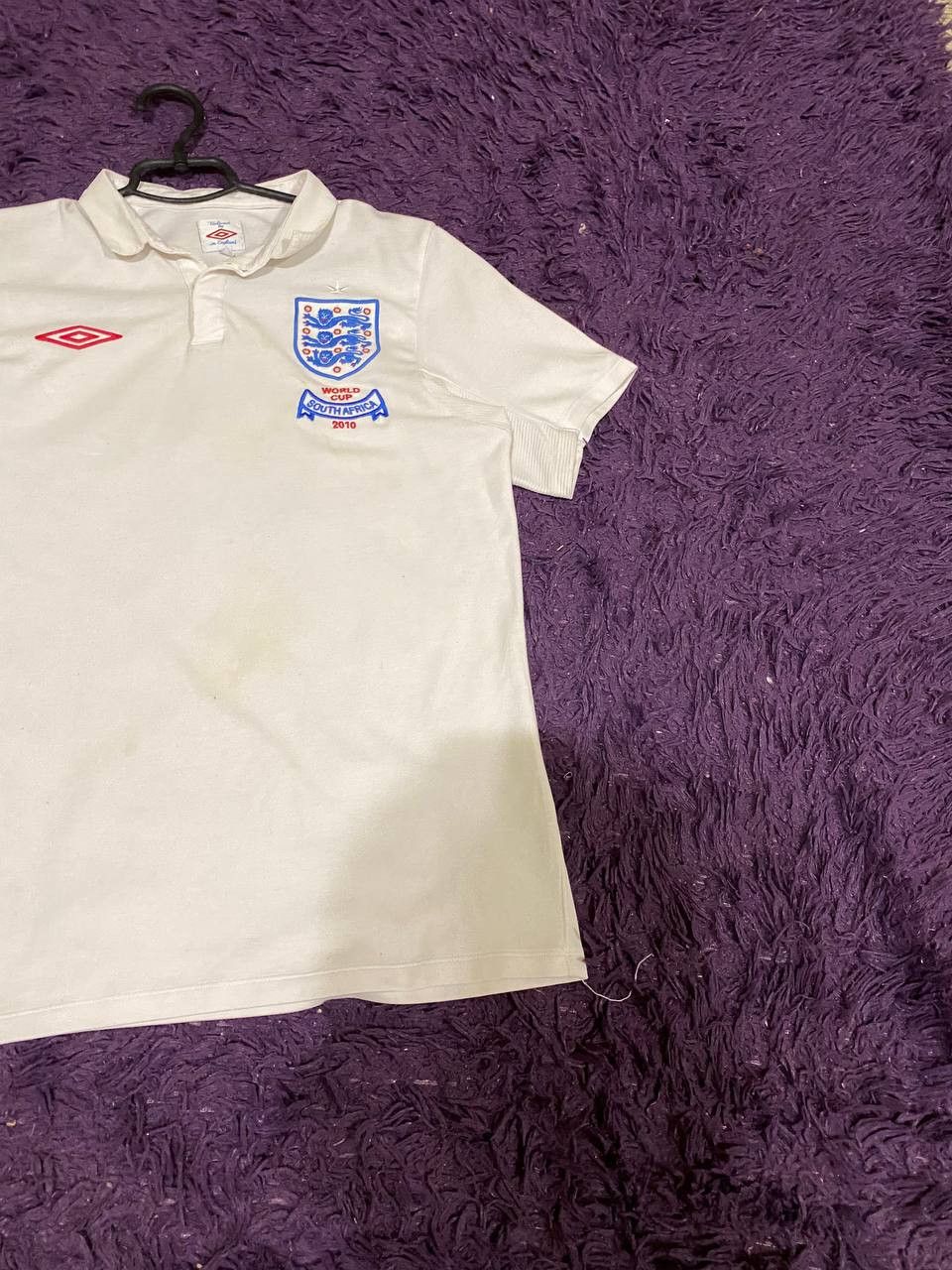 Umbro × Vintage Vintage Umbro England Soccer Jersey Polo T Shirt Size US S / EU 44-46 / 1 - 20 Thumbnail