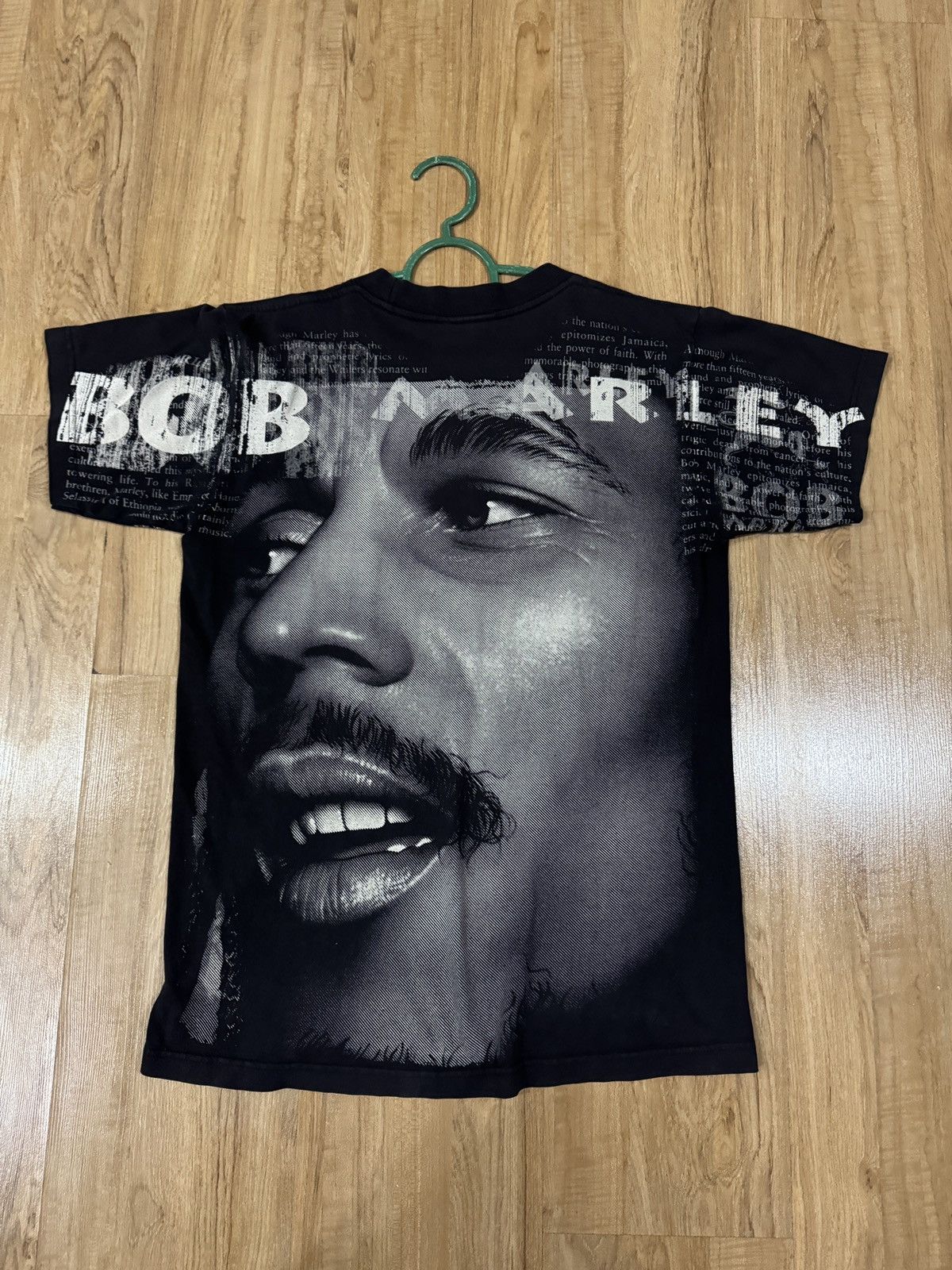 Band Tees × Bob Marley BOB MARLEY OVERPRINT Tshirt Size US M / EU 48-50 / 2 - 3 Thumbnail