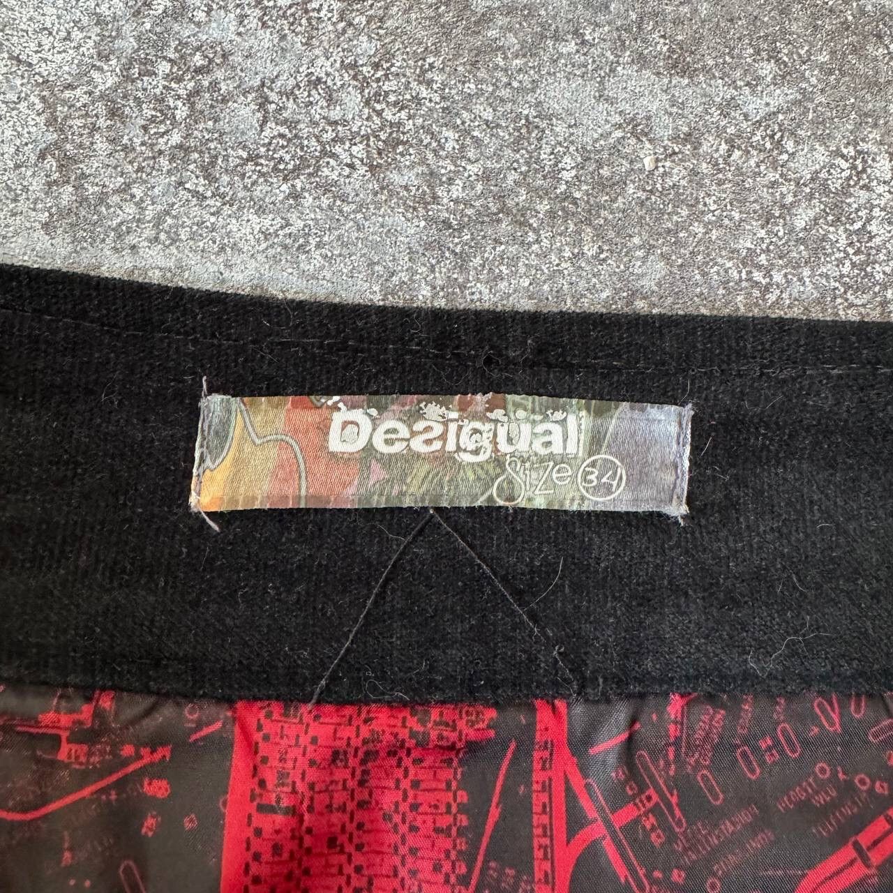 Hysteric Glamour × If Six Was Nine × Japanese Brand Desigual Y2K Crazy Abstract Skirt Size 32" / US 10 / IT 46 - 7 Thumbnail