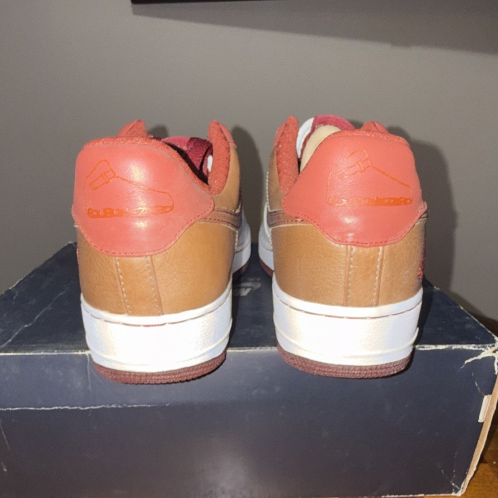 Nike Nike Air Force 1 Premium '07 White Pinenut Terra Cotta Men10 Size US 10 / EU 43 - 4 Thumbnail