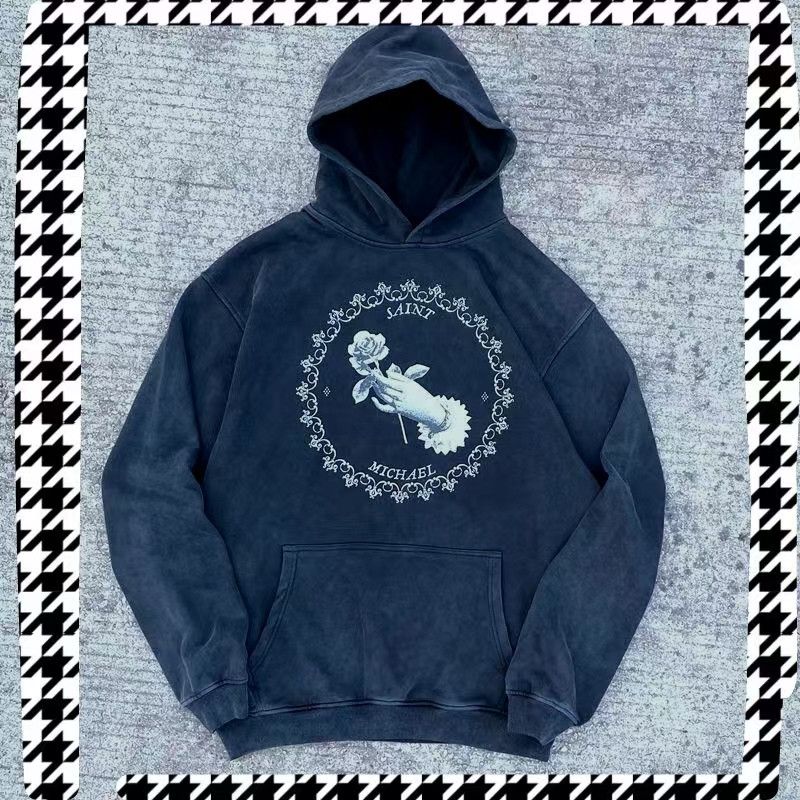 Vintage Streetwear Oversized Printed Hoodie Size US M / EU 48-50 / 2 - 2 Thumbnail