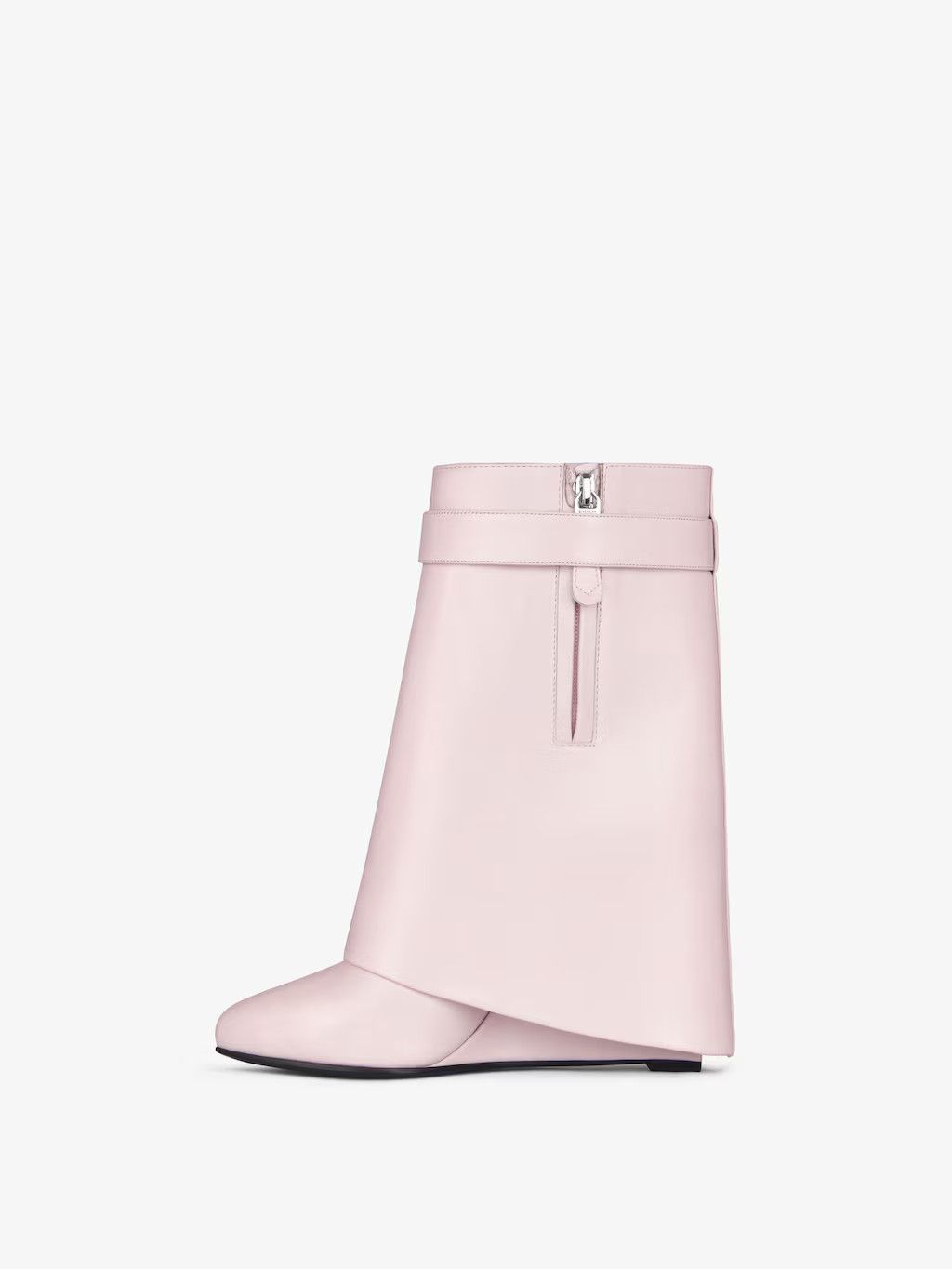 Givenchy o1srvl11e0525 Shark Lock Ankle Boots 90mm in Light Pink Size US 9.5 / IT 39.5 - 4 Thumbnail