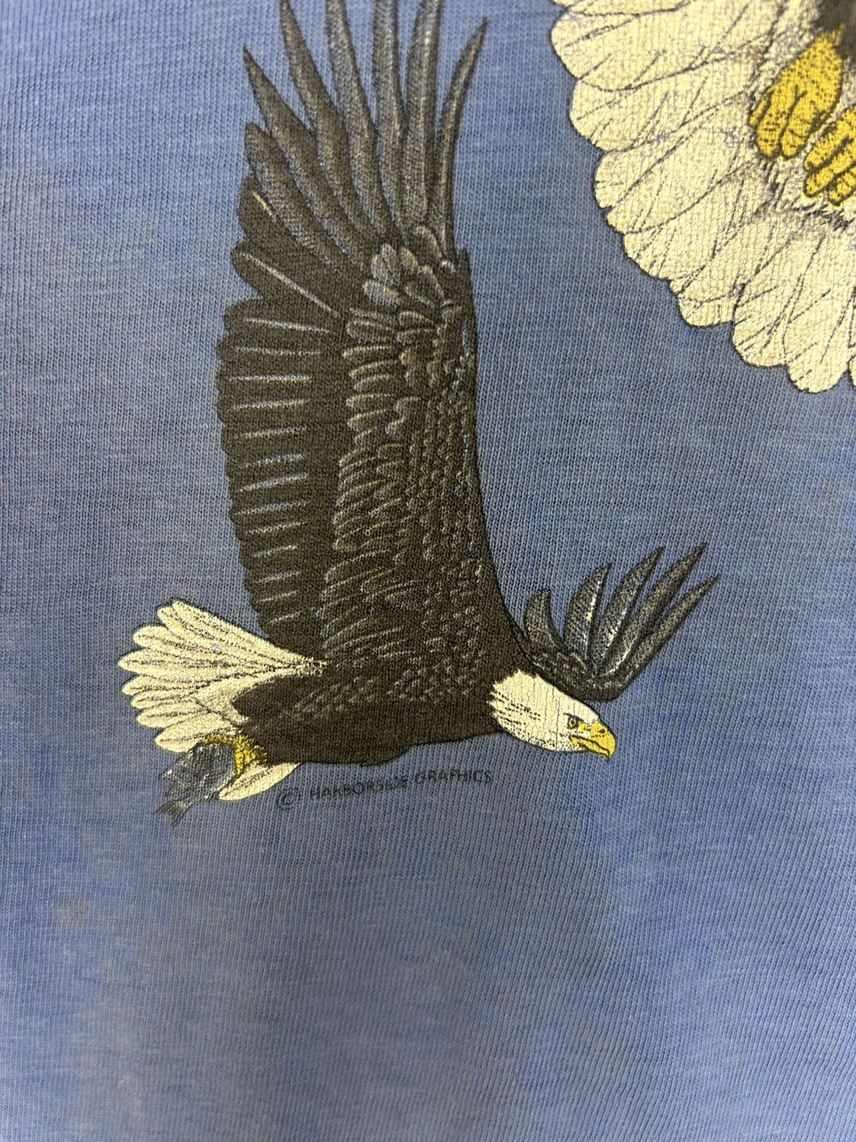 Vintage Vintage Harborside Graphic Art / Double flying Eagle Tee Size US L / EU 52-54 / 3 - 8 Thumbnail