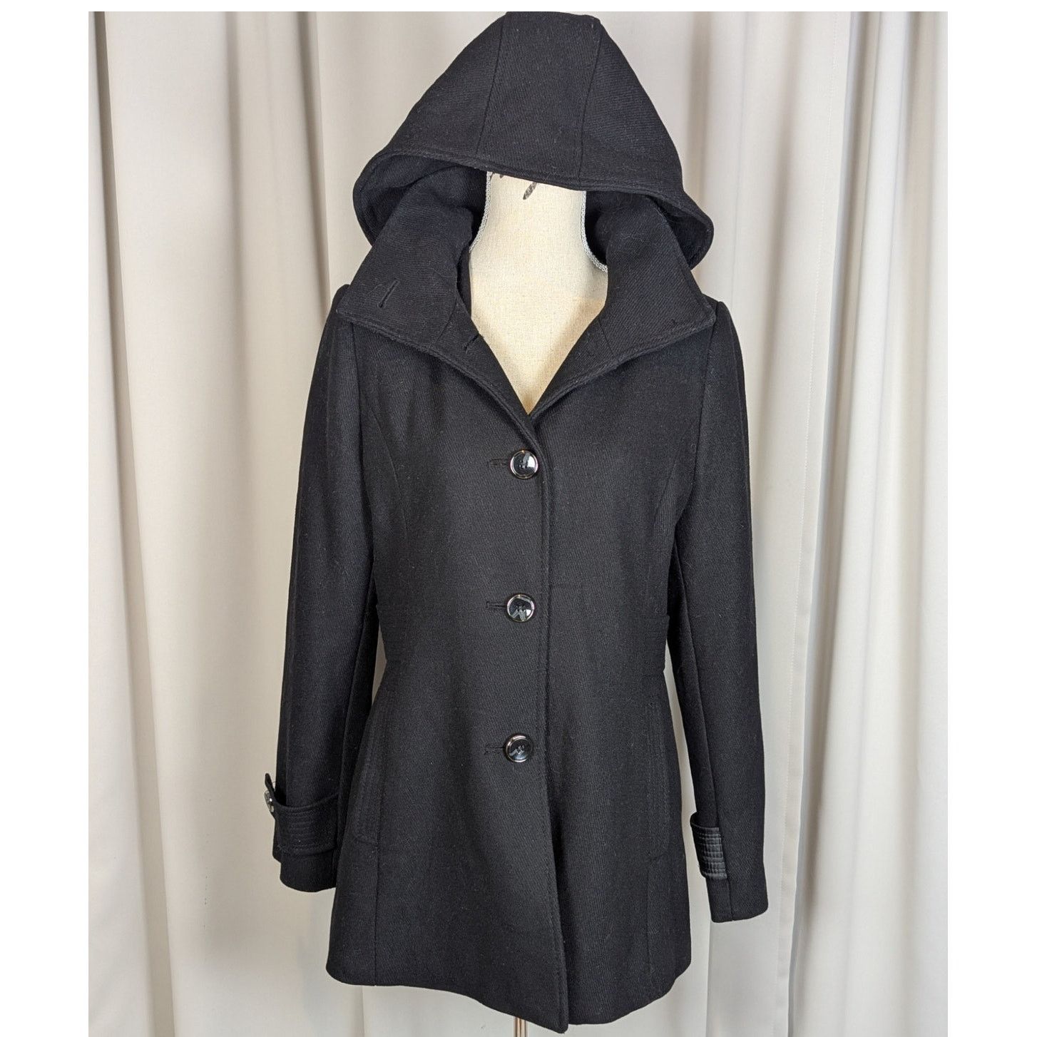 Kenneth Cole Kenneth Cole Wool Blend Overcoat Black Size 10 Size L / US 10 / IT 46 - 20 Thumbnail