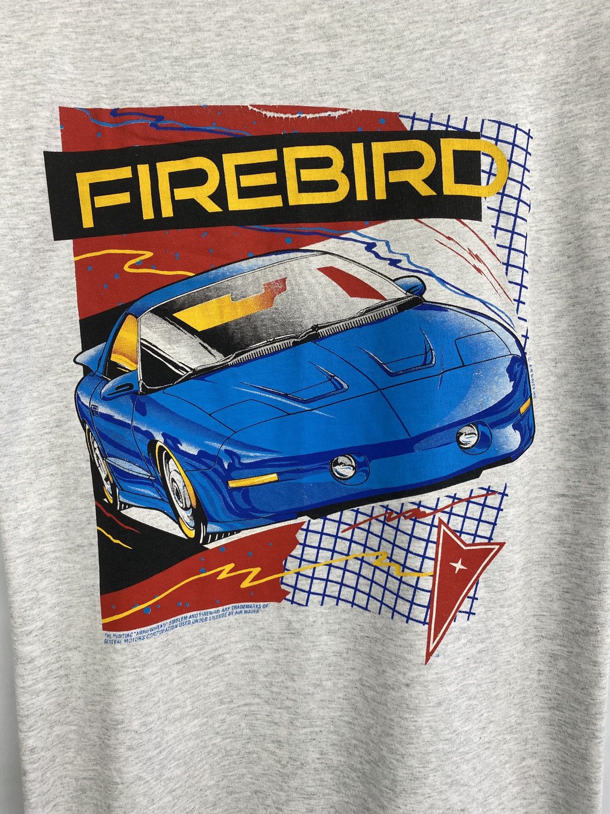 Fruit Of The Loom Vintage 90s Pontiac Firebird Racing NASCAR t-shirt Y2K hype Size US XL / EU 56 / 4 - 11 Thumbnail
