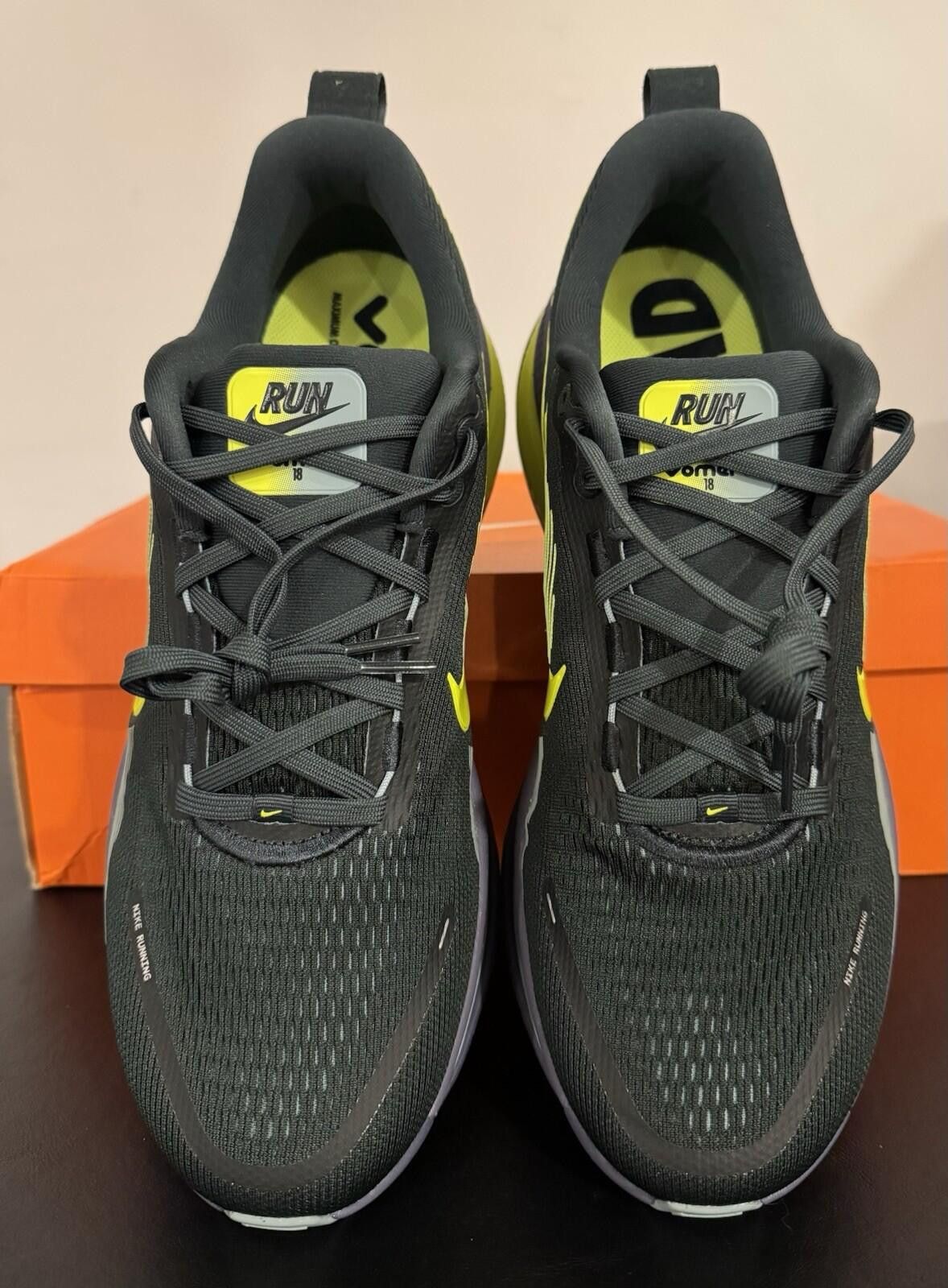 Nike Nike Vomero 18 Men's HM6803-301Sneakers Black And Green Size US 13 / EU 46 - 4 Thumbnail