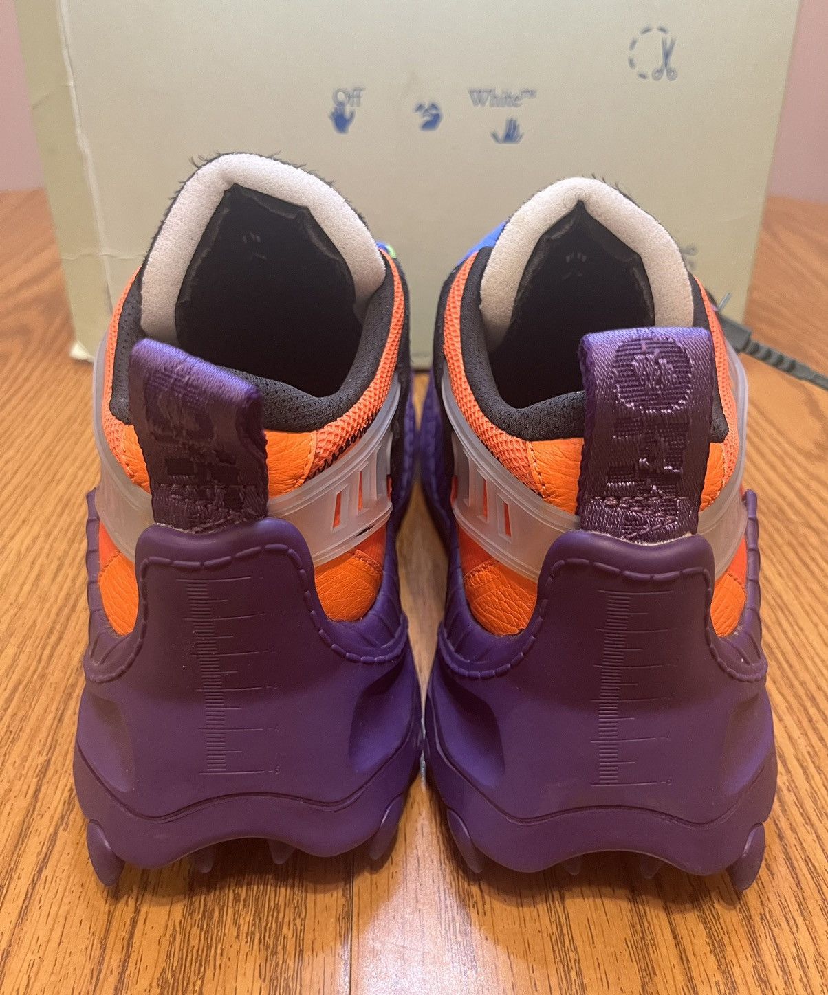 Off-White Off-White ODSY-1000 Sneaker (Red/Purple) Size US 8 / EU 41 - 5 Thumbnail