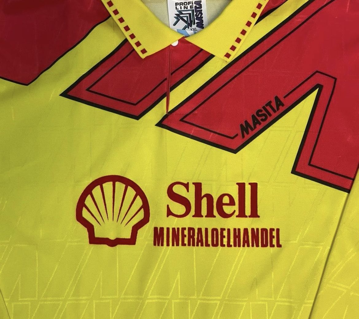 Other Vintage 90s Masita Shell Sponsored Football Jersey Size US XXL / EU 58 / 5 - 2 Thumbnail