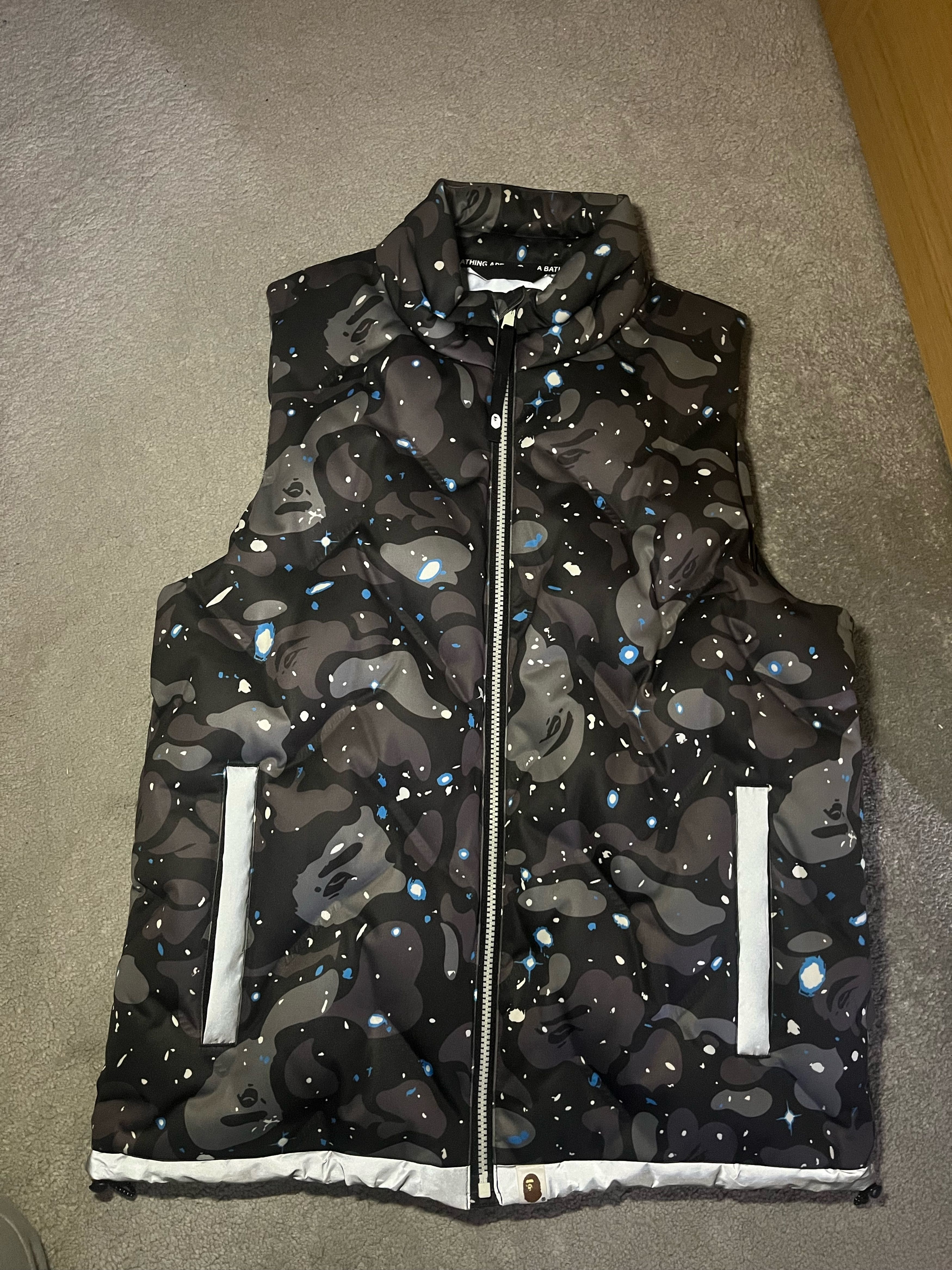 Bape bape space camo down gilet Size US M / EU 48-50 / 2 - 1 Thumbnail
