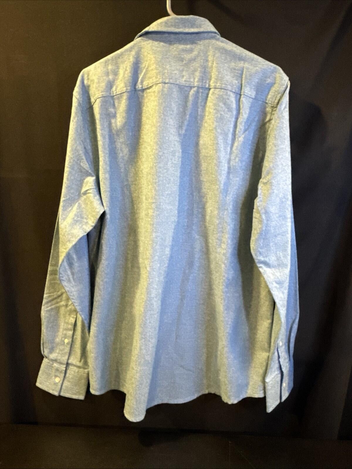 Other Royal Knight Men’s Large Blue Button Down Shirt (651) Size US L / EU 52-54 / 3 - 3 Thumbnail