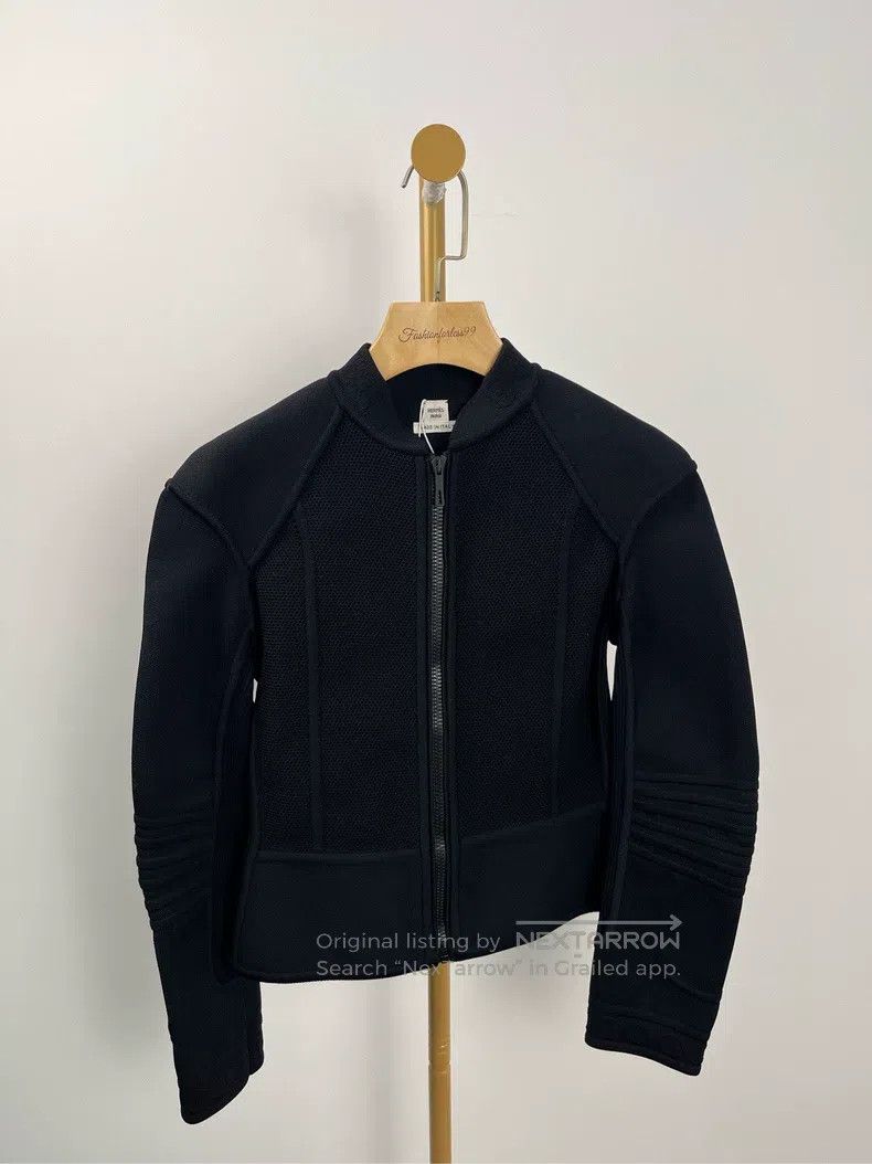Hermes Hermes Black Three-Dimensional Logo Long Sleeve Jacket Size XS / US 0-2 / IT 36-38 - 1 Thumbnail