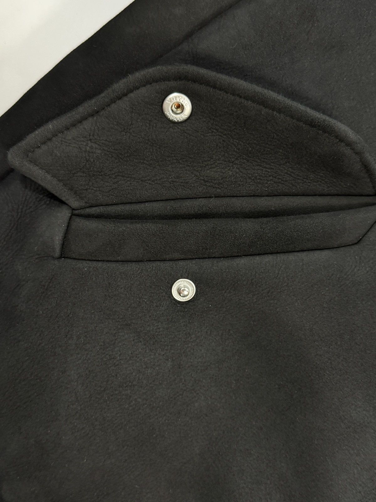 Prada SHERLING AND SUEDE 3D POCKET HOODED BOMBER JACKET Size US L / EU 52-54 / 3 - 5 Thumbnail